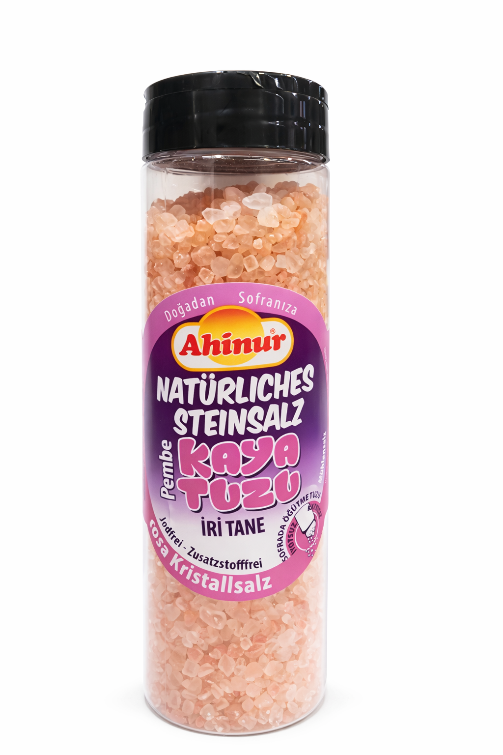 Ahinur Coarse Pink Salt 750g Natural Himalayan Crystals