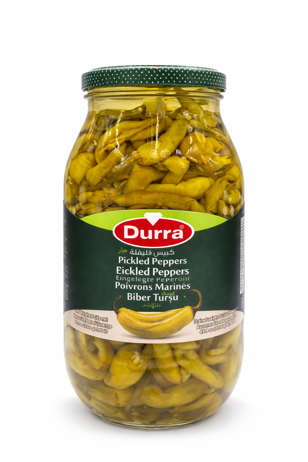 Durra Pickled Hot Peppers 2500g Jar