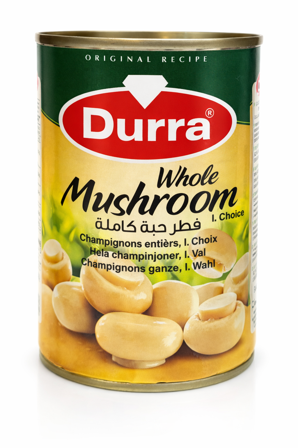 Durra Mushroom Whole 230g – Canned Mushrooms
