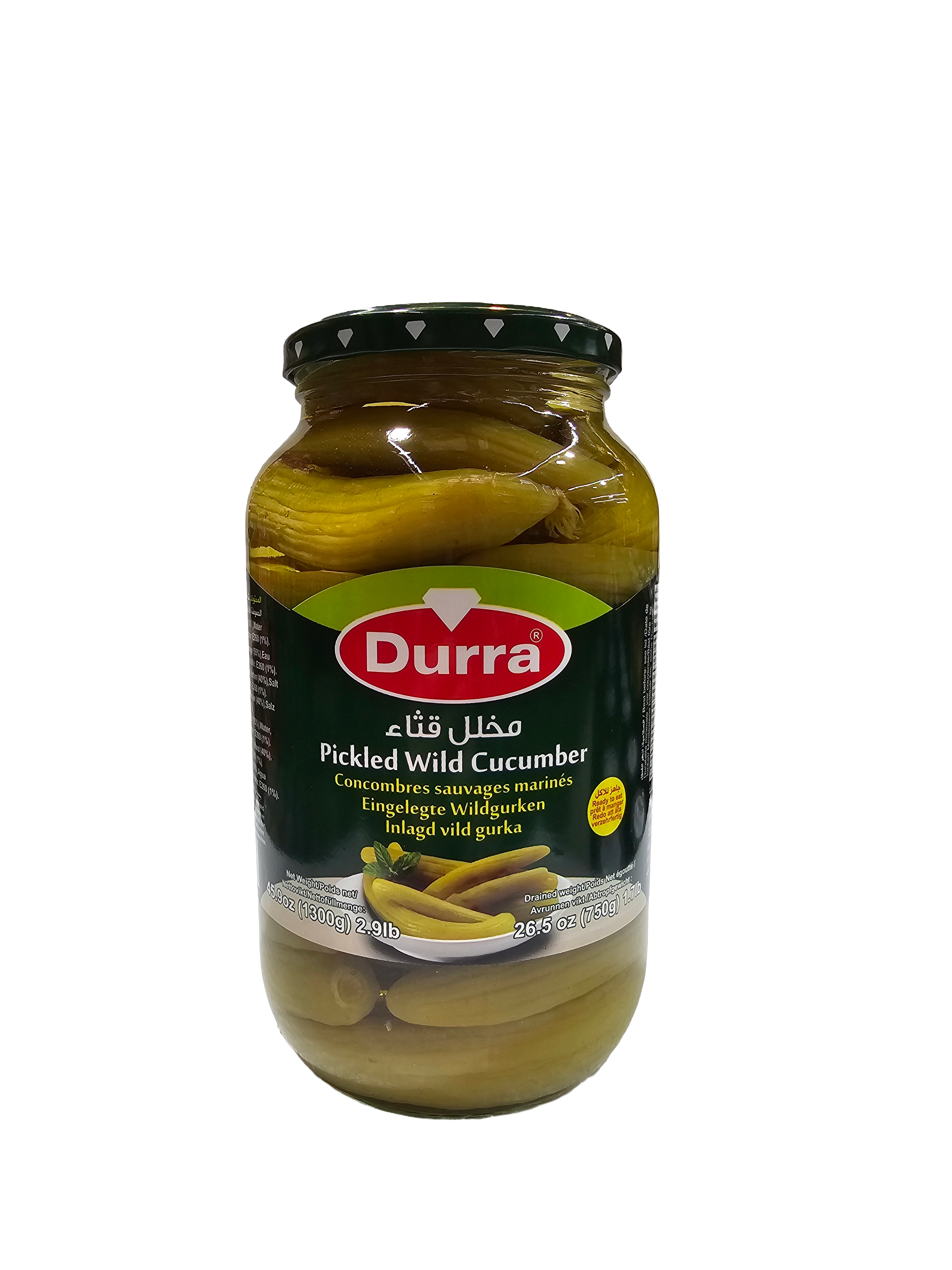 Durra Pickled Wild Cucumber 1300g Jar