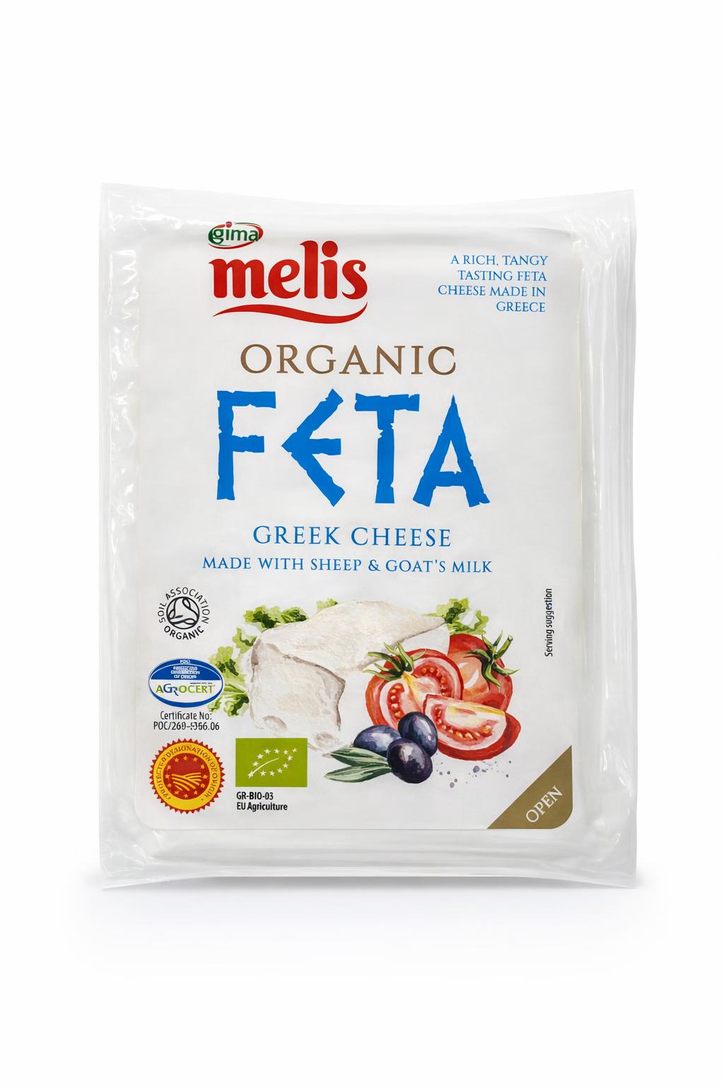 Melis Organic Greek Feta Cheese 200g