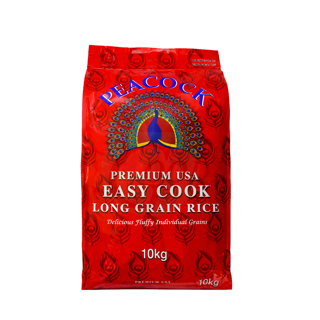Peacock Long Grain Rice 10kg Bag
