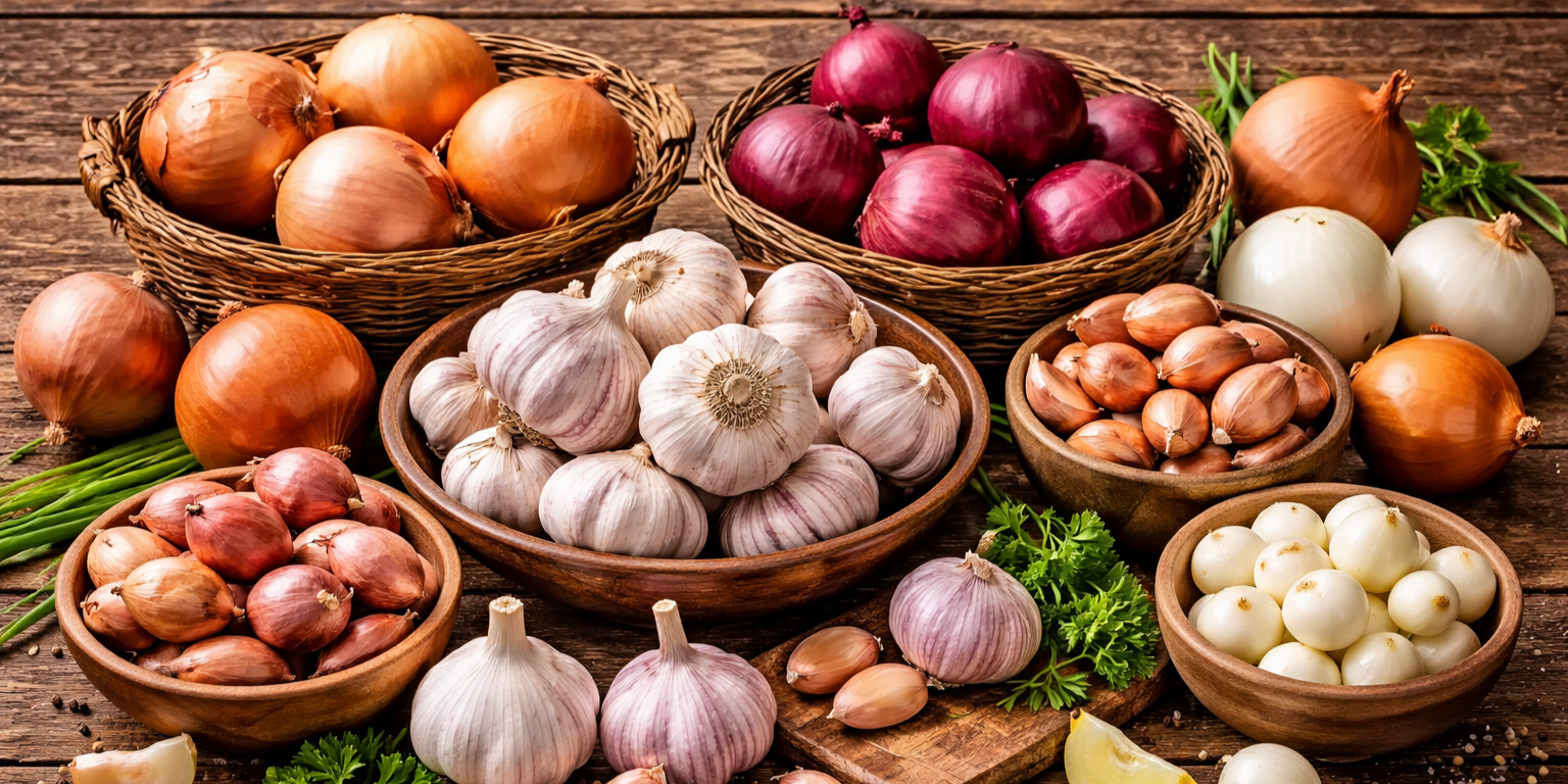 Garlic & Onions