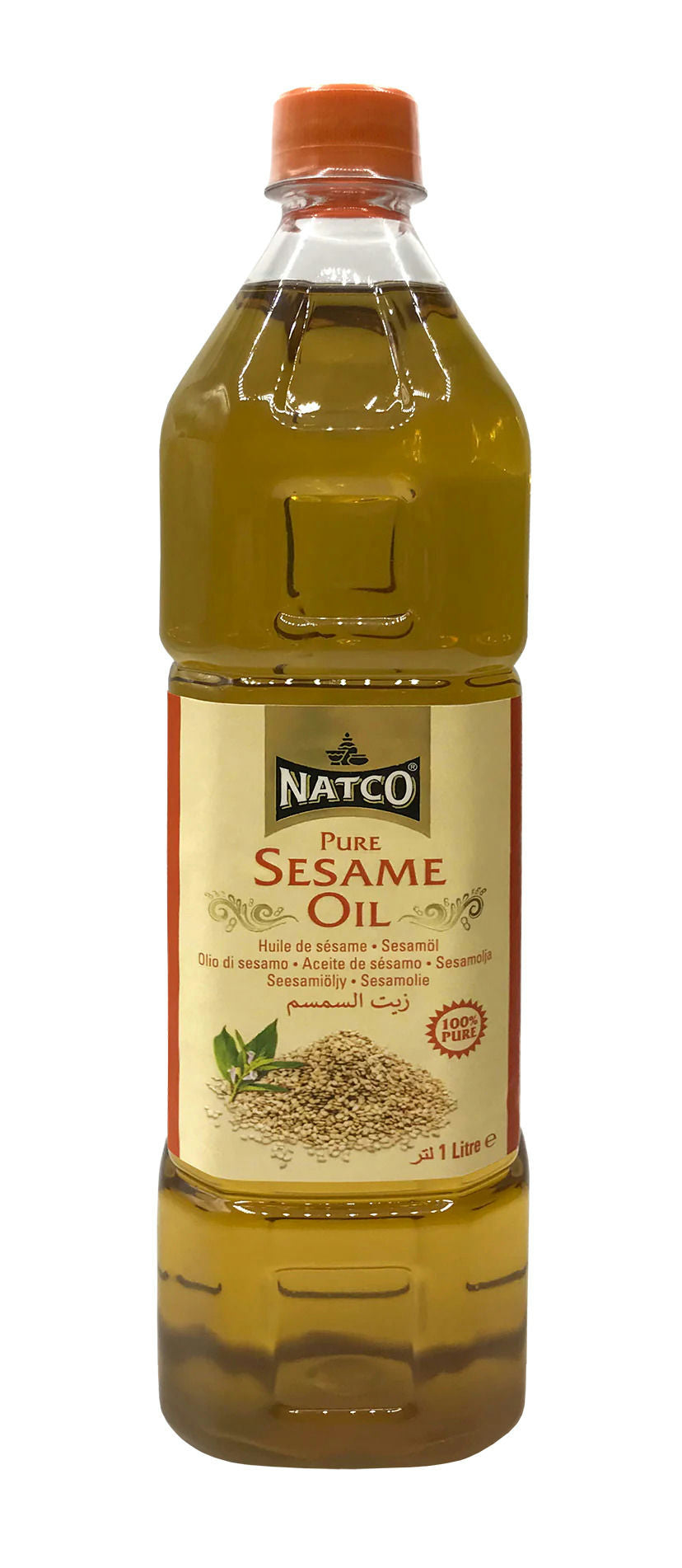 Natco Pure Sesame Oil 1L Cooking & Dressing Oil