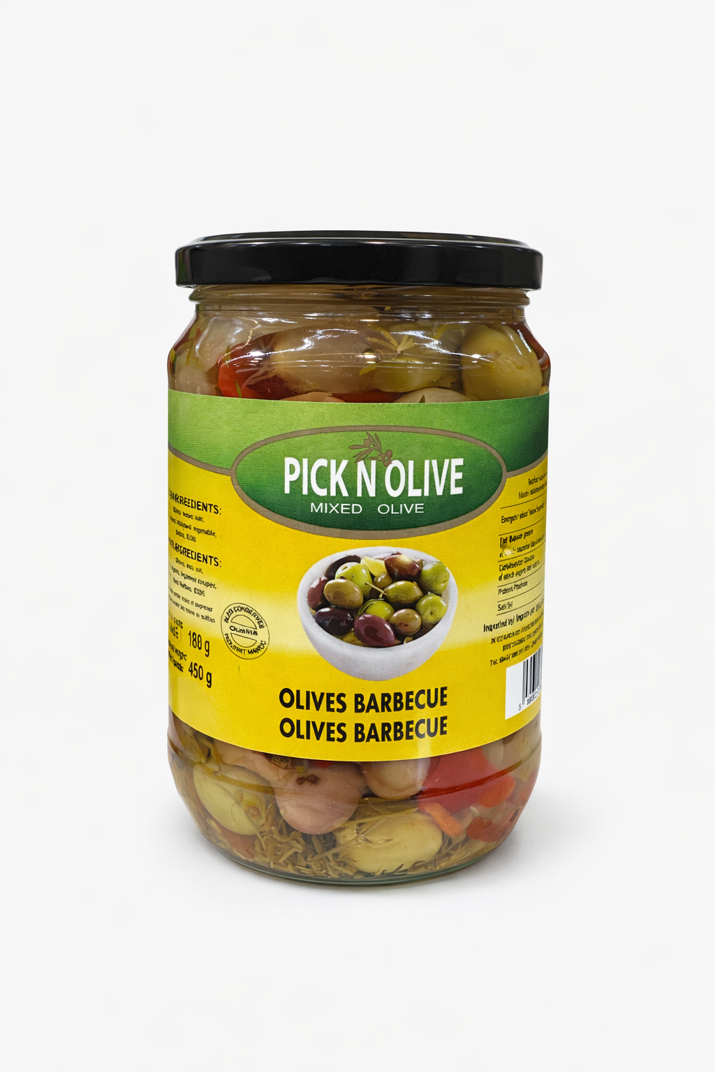 PICK N OLIVE Barbecue Olives 1050g Jar