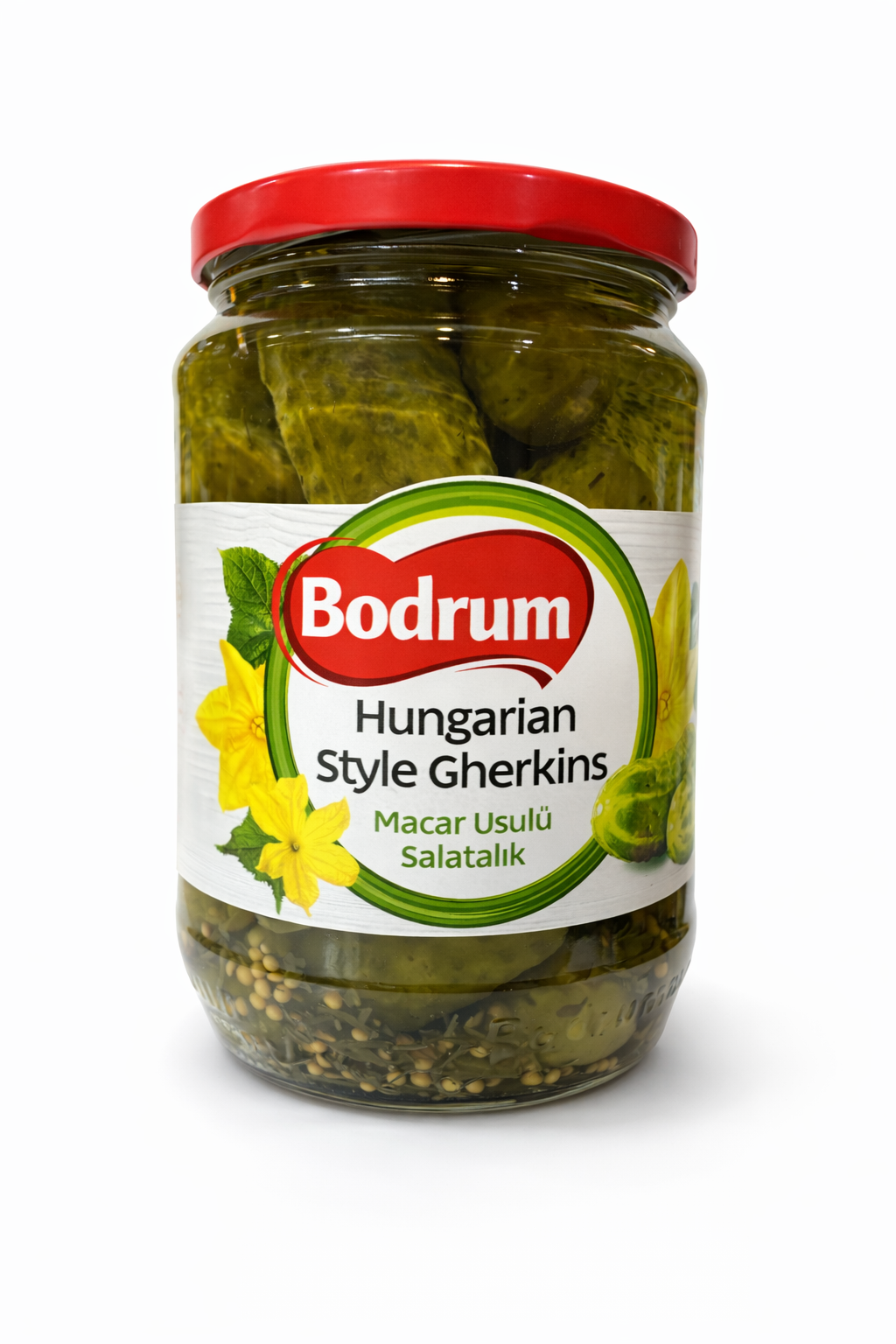 BODRUM Hungarian Style Gherkins 680g Jar
