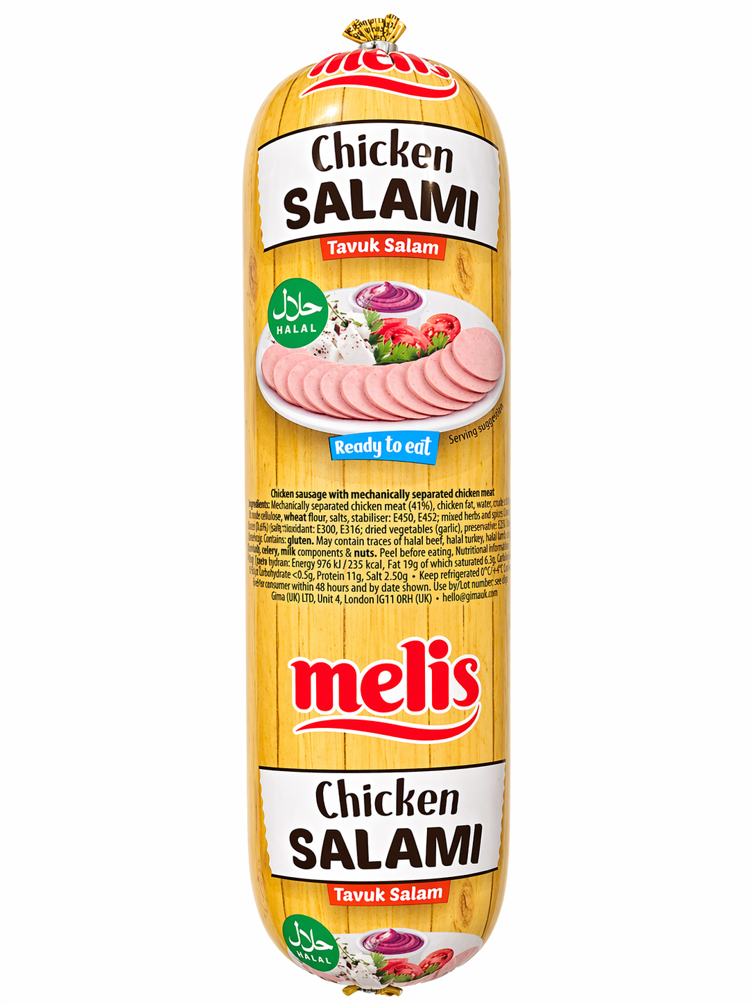 Melis Chicken Salami 500g | Premium Poultry Deli Meat