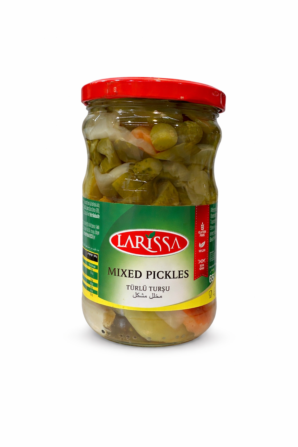 LARISSA Mixed Pickles 650g Glass Jar