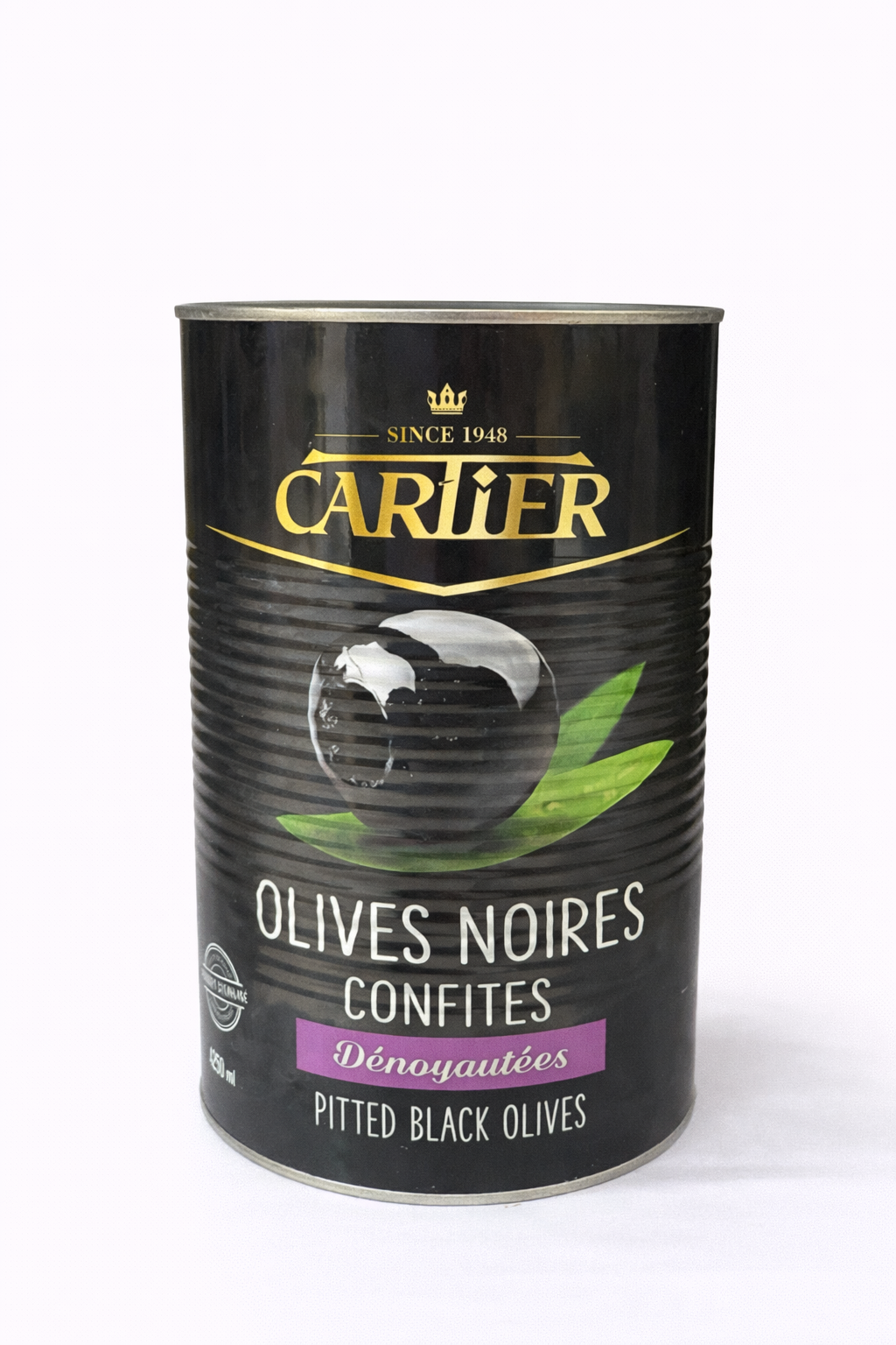 CARLIER Pitted Black Olives 5000g Bulk