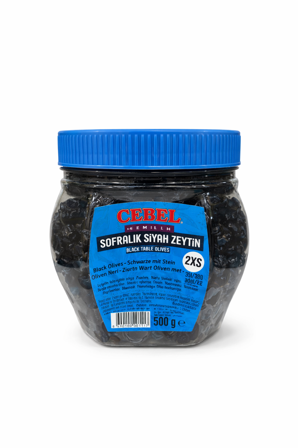 CEBEL Black Olive 500g Jar – Premium Turkish Olives