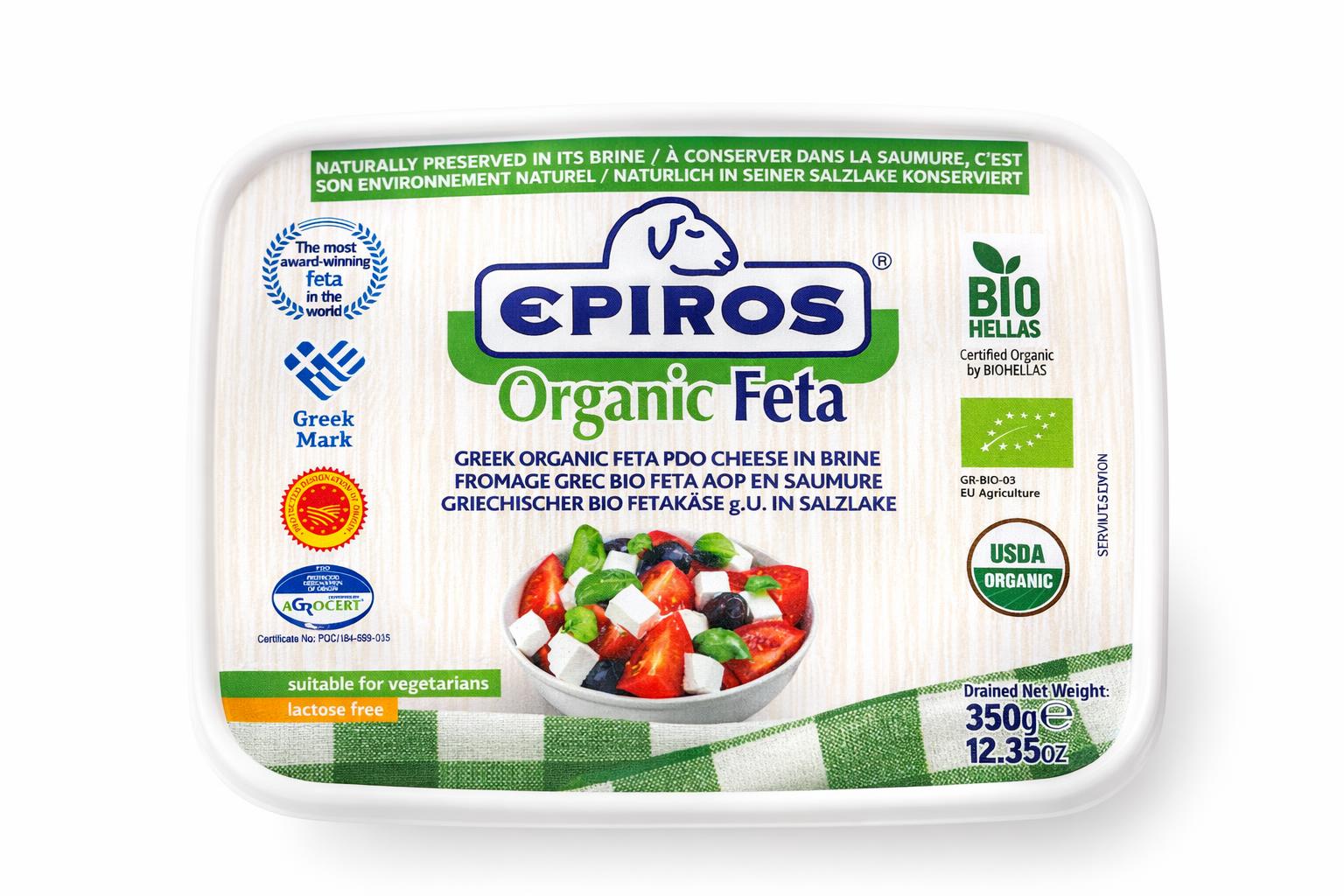 Epiros Original Feta Cheese 350g Greek Dairy