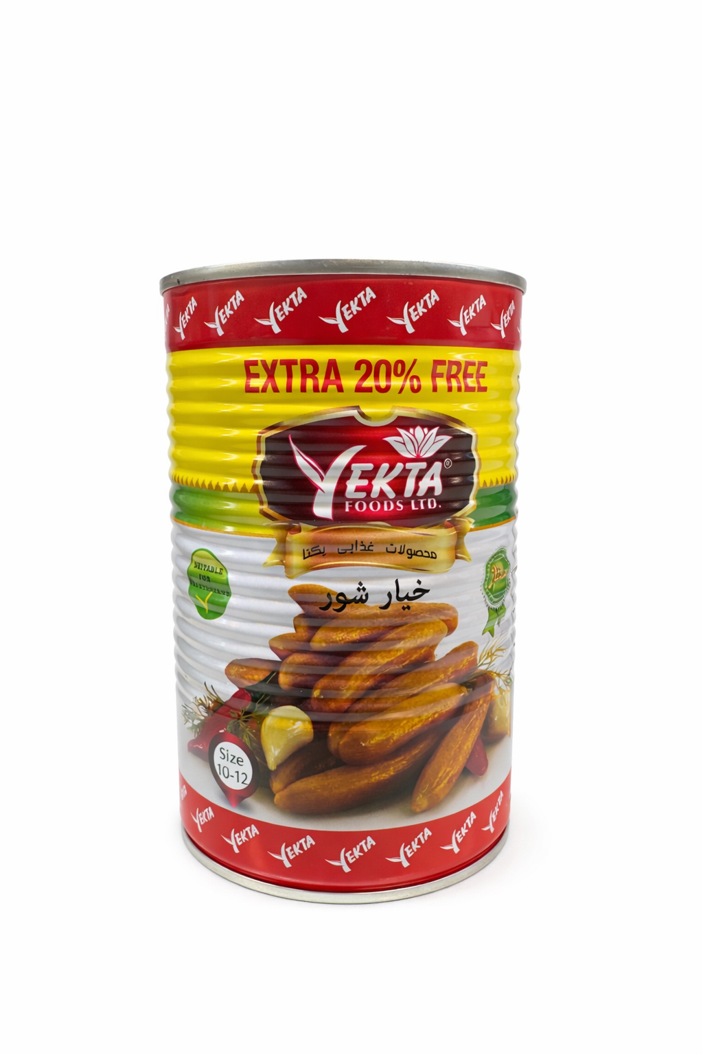 Yekta Pickles Cucumber 670g Glass Jar
