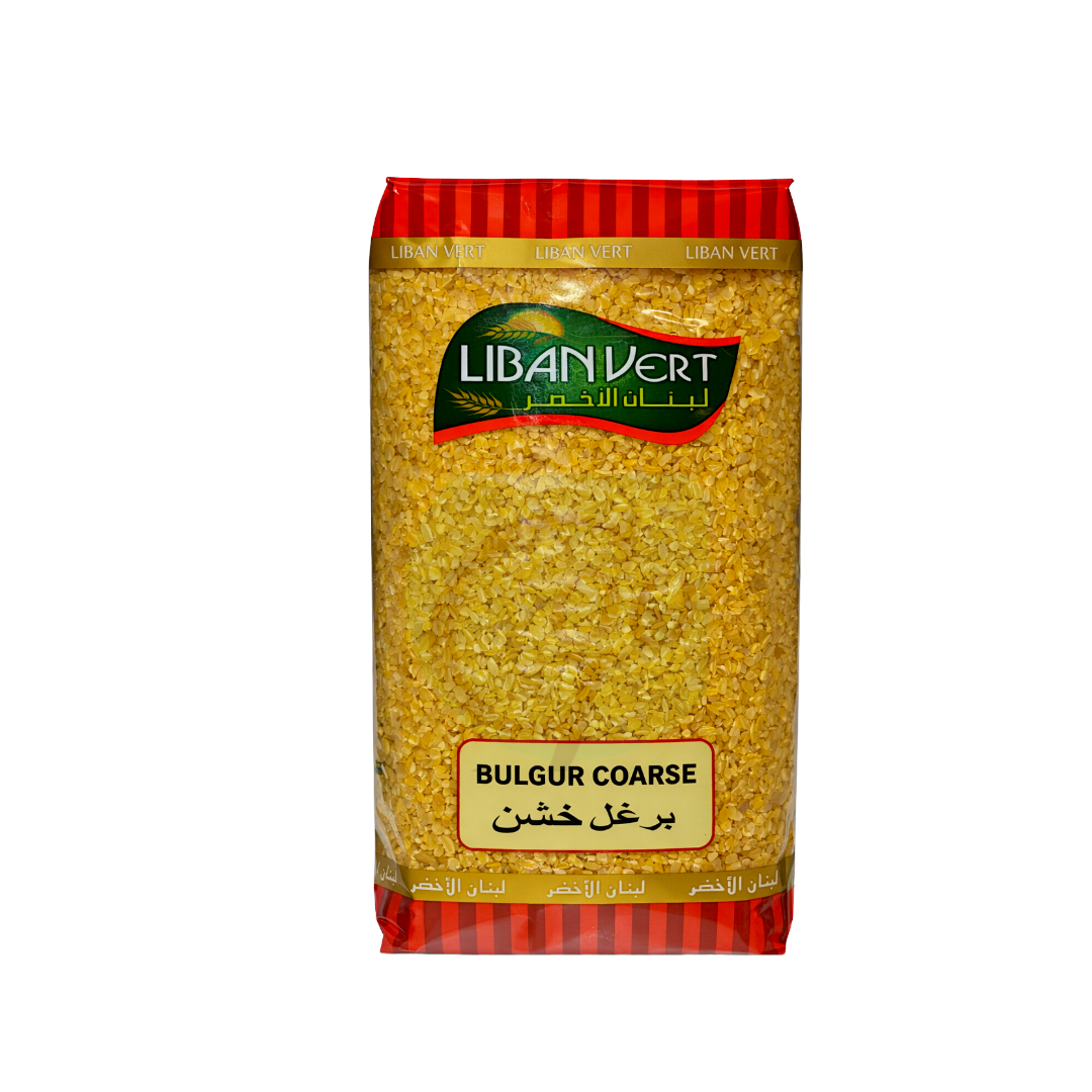 Liban Vert Bulgur Coarse 1kg – Premium Whole Wheat Grains