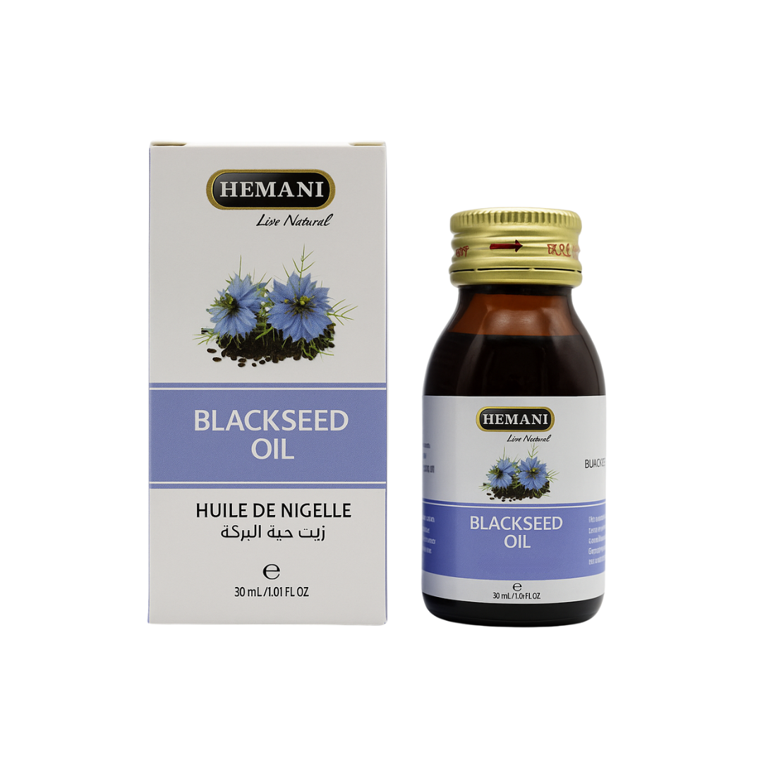 Hemani Black Seed Oil 30ml Cold Pressed Natural Supplement