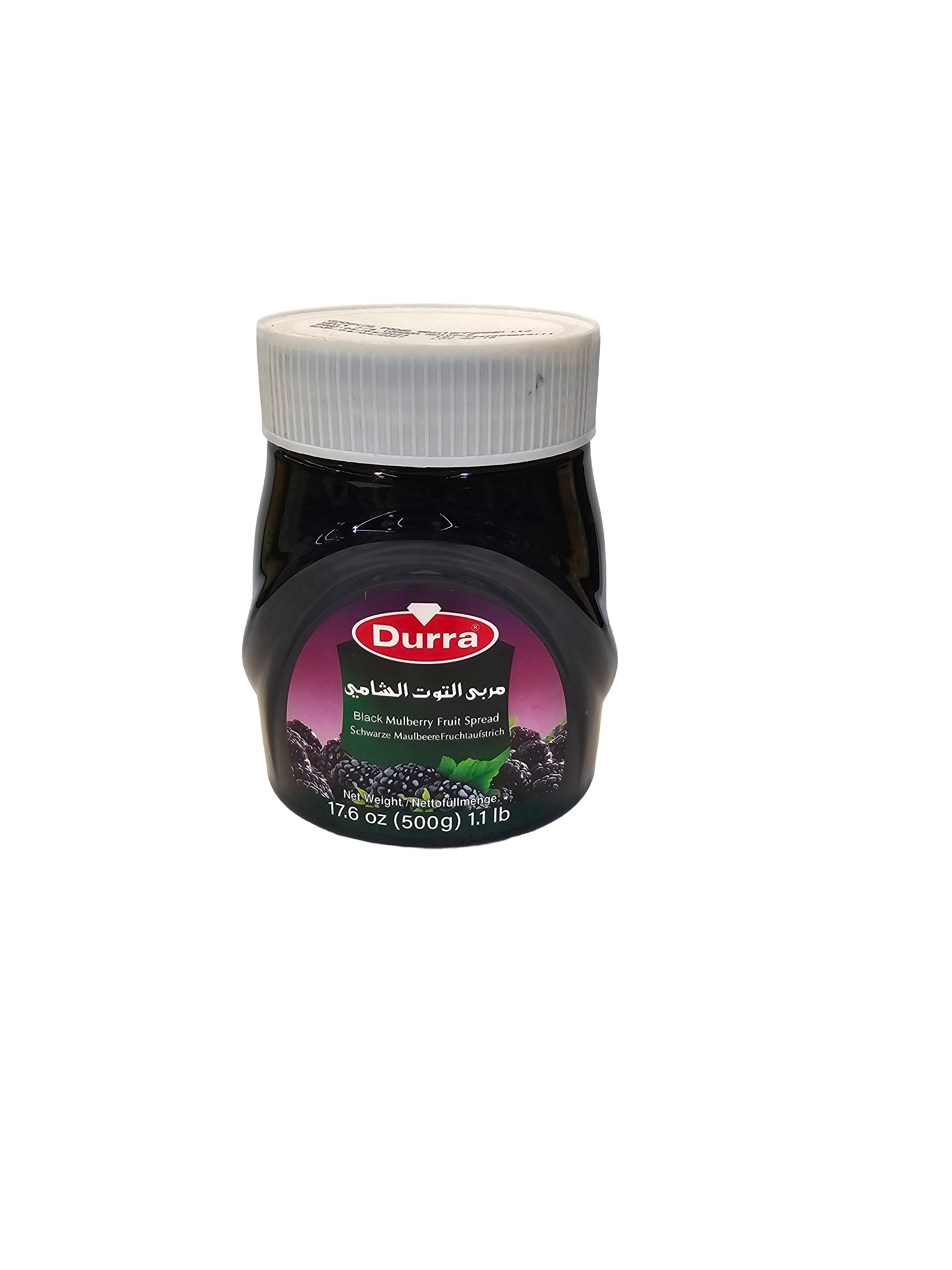 Durra Black Mulberry Fruit Spread 500g Jar