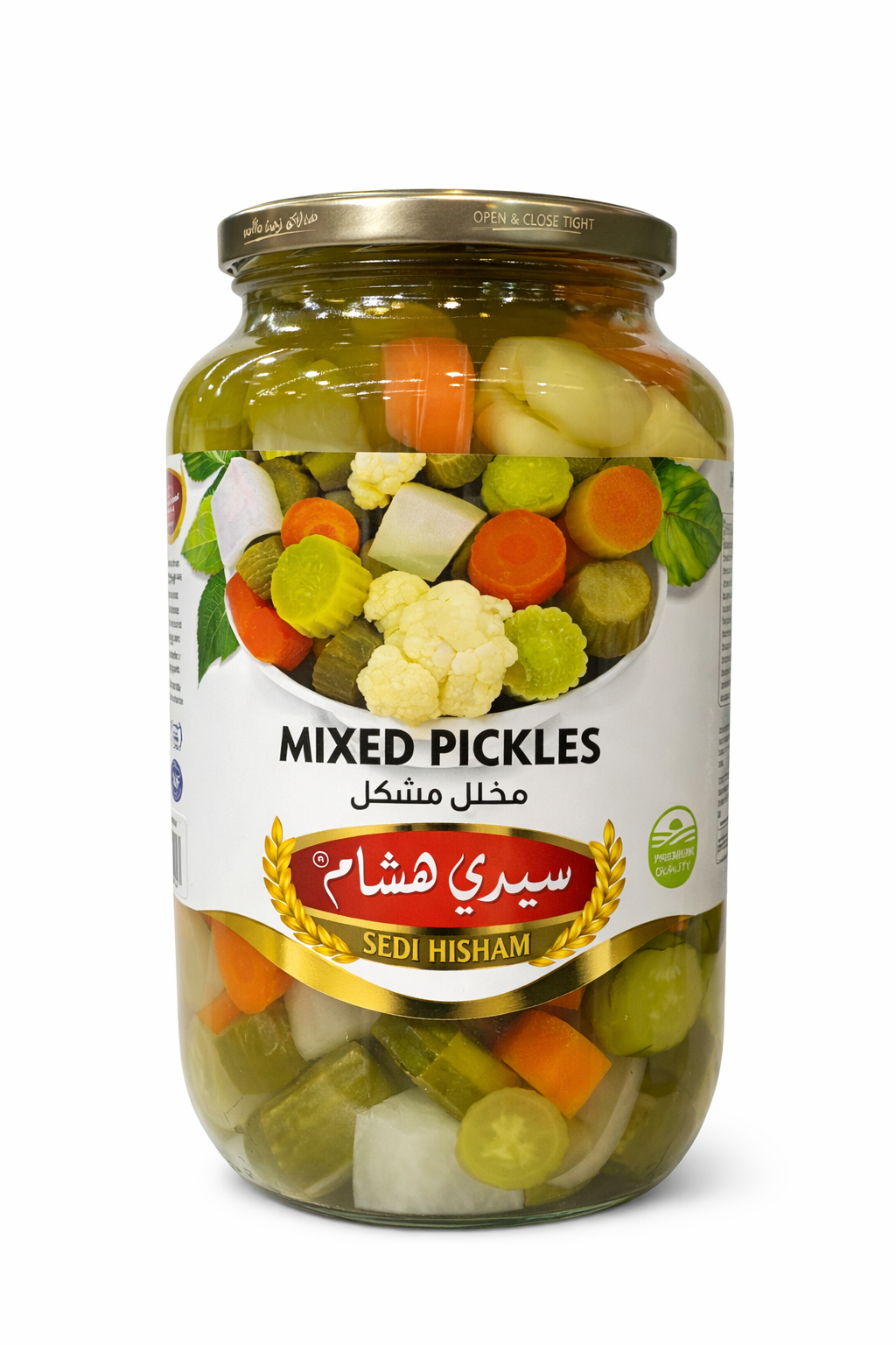 SESI HISHAM Mixed Pickles 900g Glass Jar