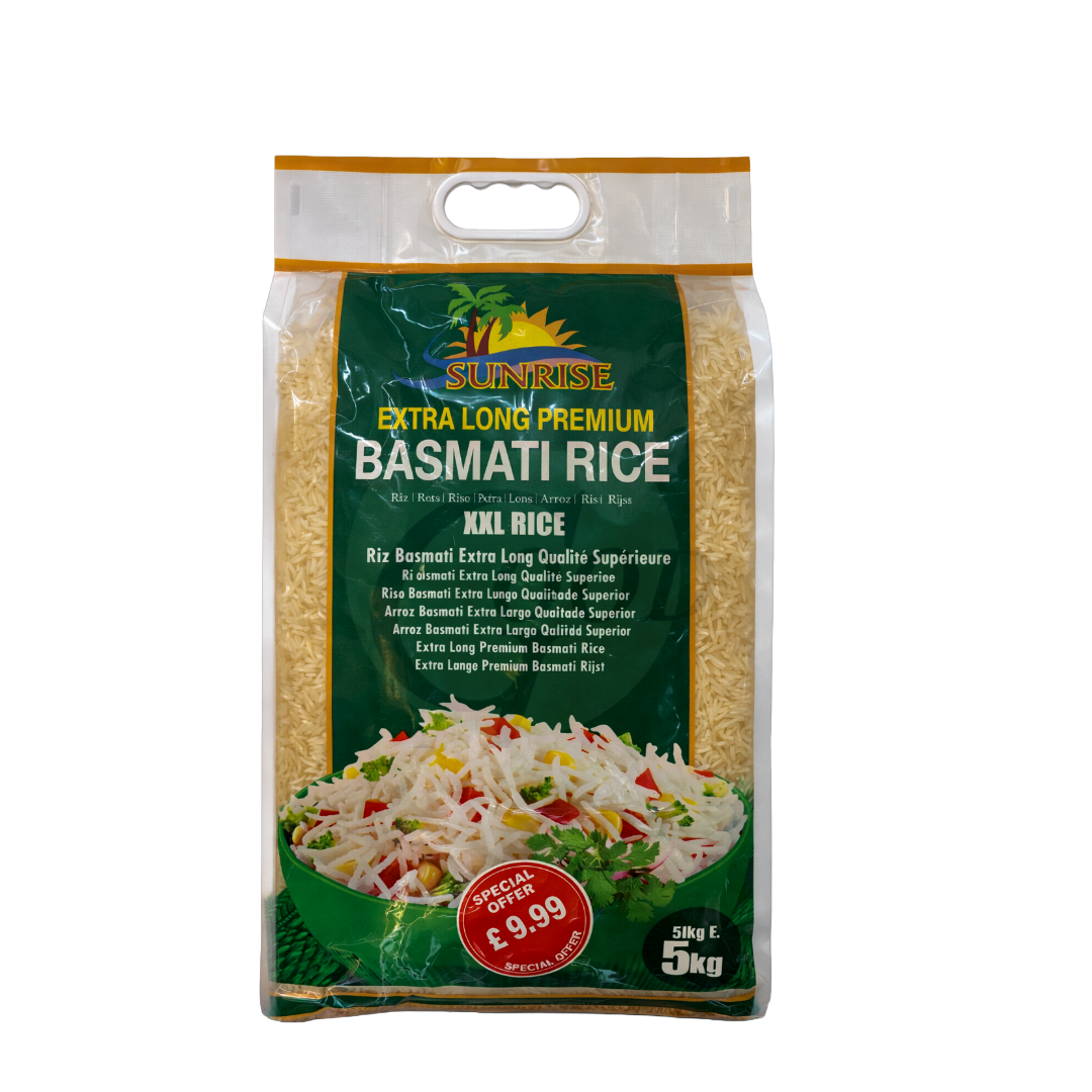 Sunrise Extra Long Premium Basmati Rice 4kg