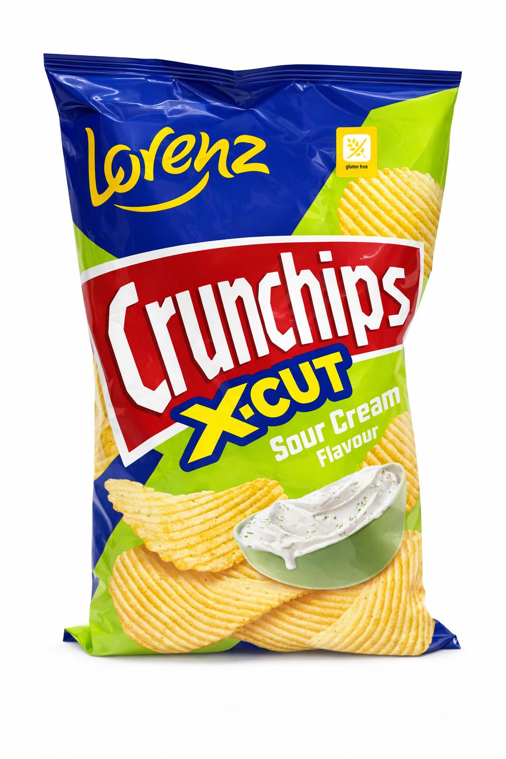 Lorenz Crunchips Sour Cream Potato Chips 130g