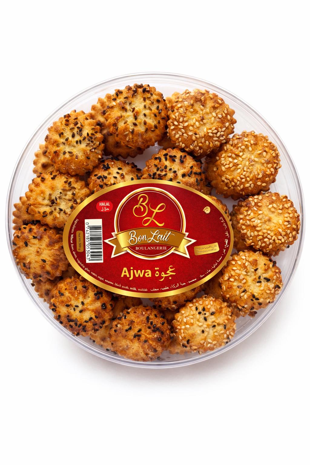 Bon Lait Ajwa Dates 500g Premium Quality Natural Snack
