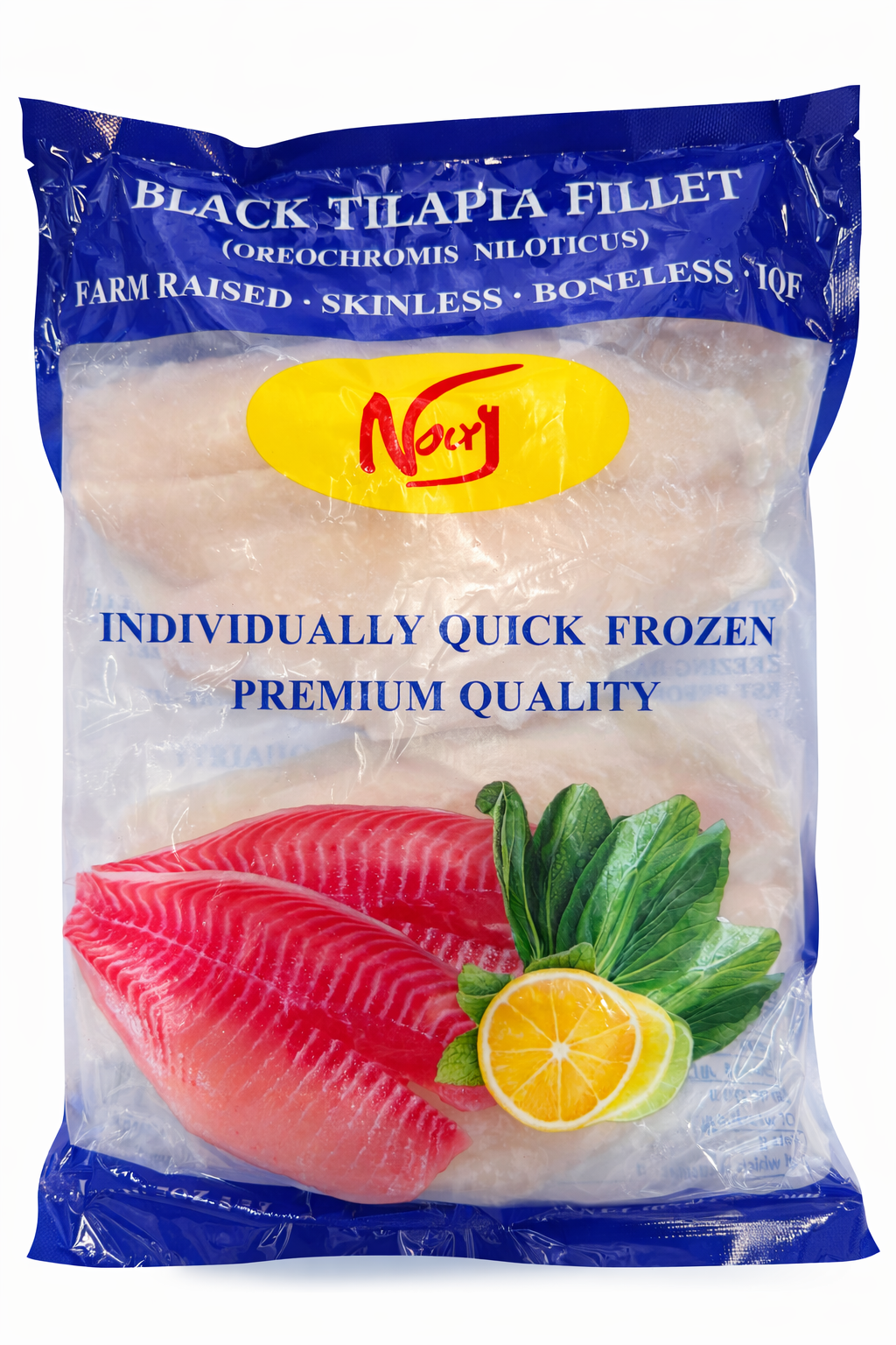 Noury Black Tilapia Fillet 700g Frozen Fish