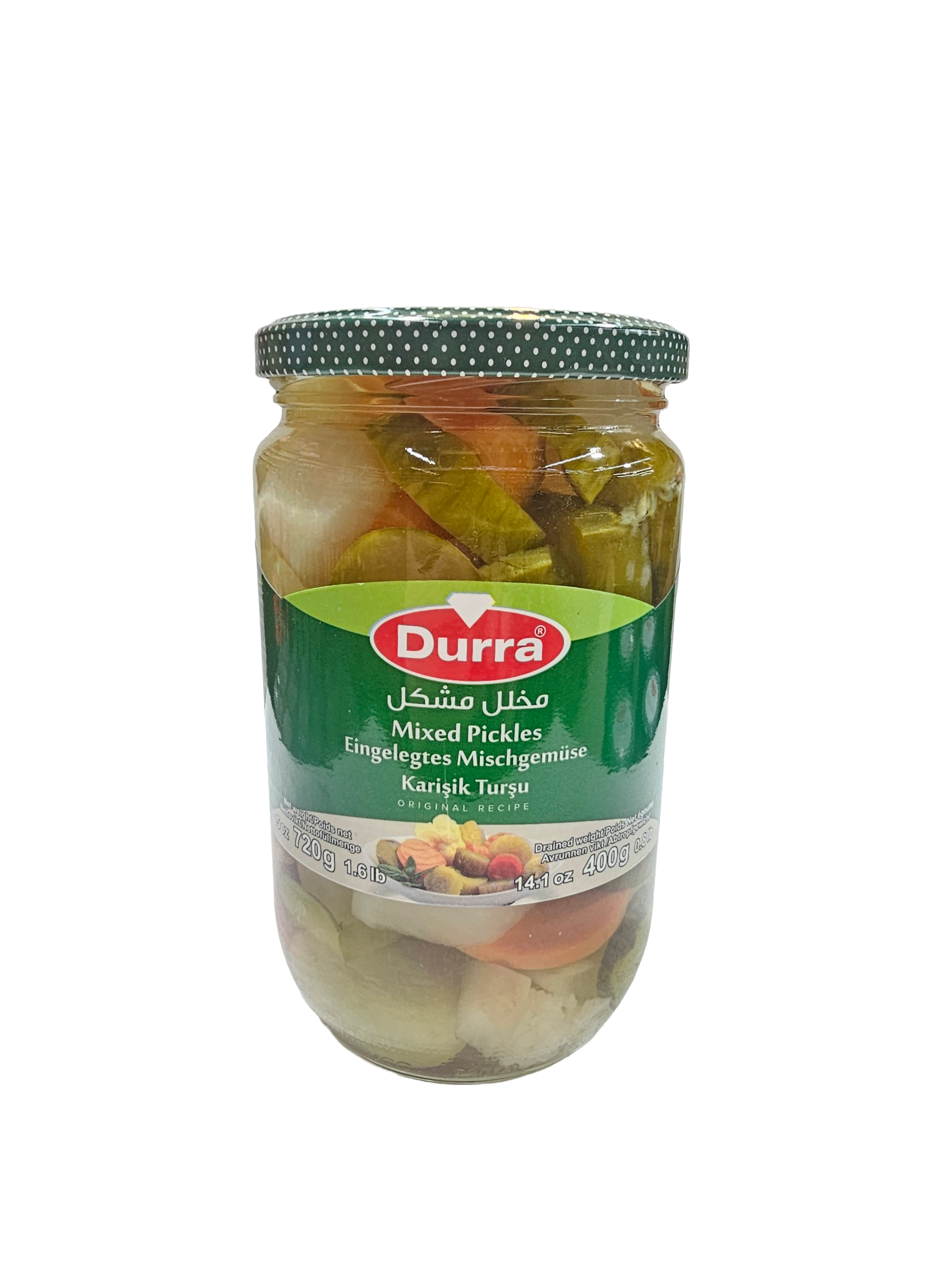 Durra Mixed Pickles 720g Glass Jar