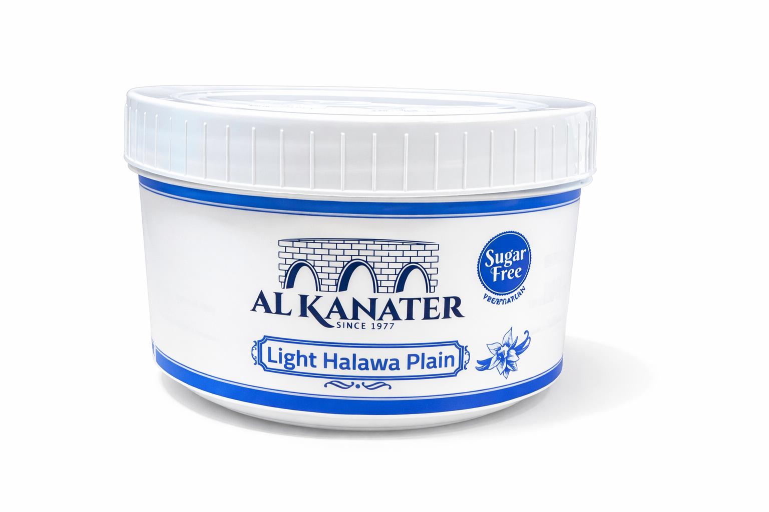 AL Kanater Halawa Plain Diet 450g – Sugar-Free Sesame Dessert