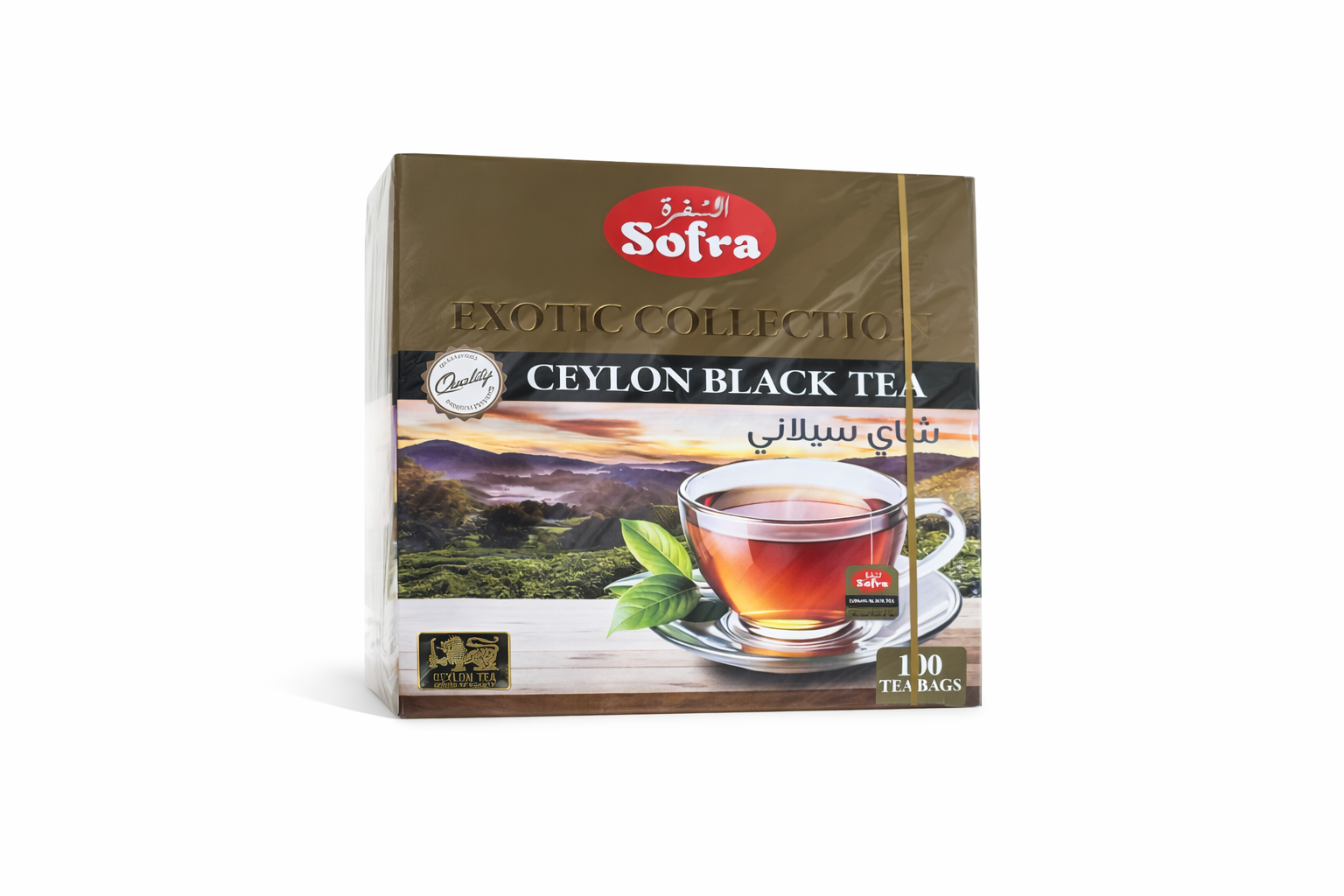 Sofra Exotic Collection Ceylon Black Tea 100 Bags