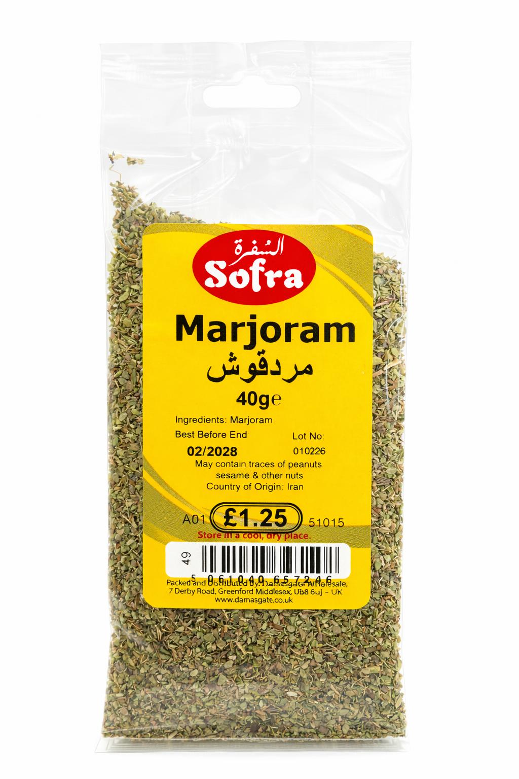 Sofra Marjoram 40g Dried Herb Spice