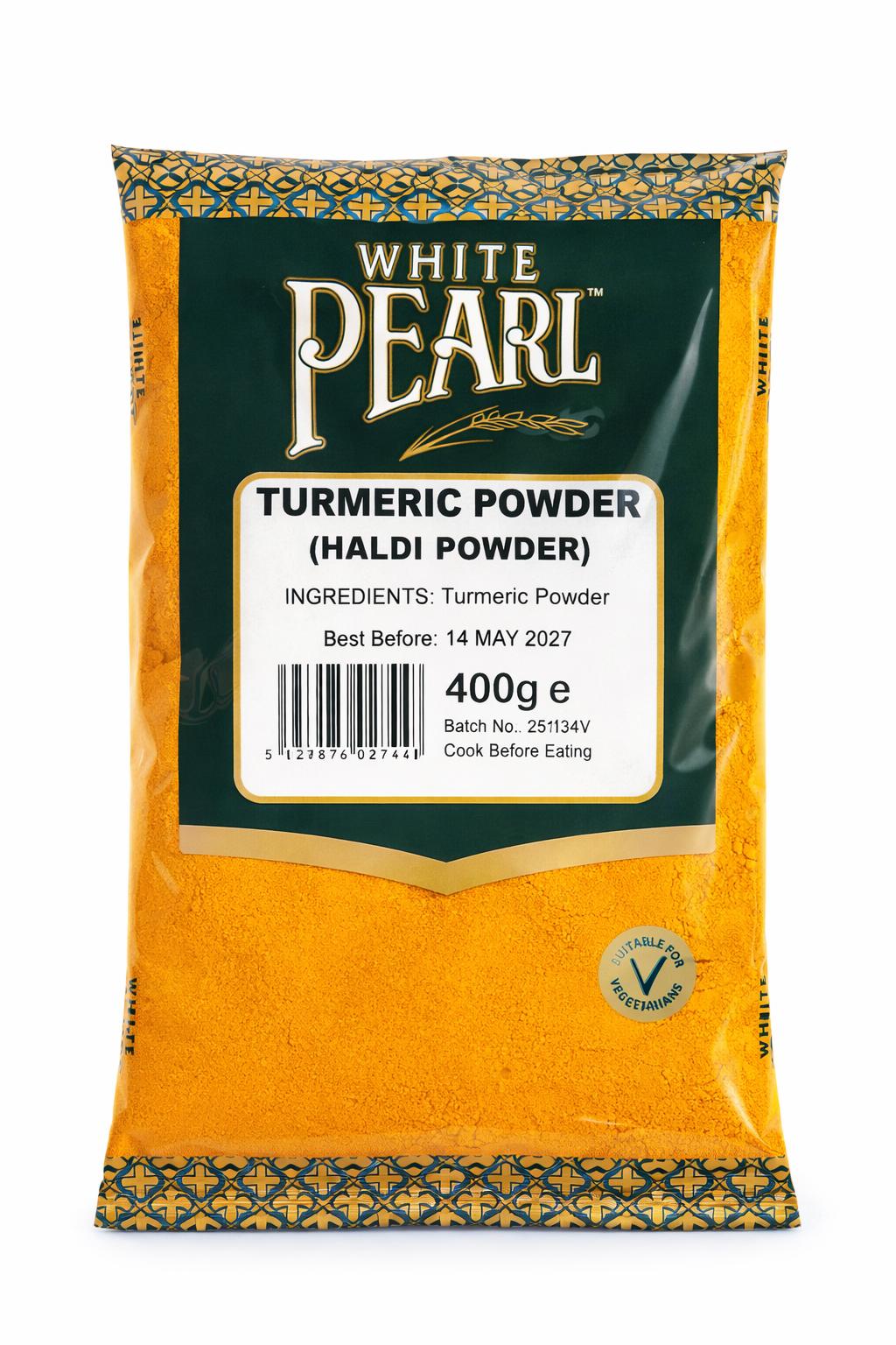 White Pearl Turmeric Powder 400g Natural Spice