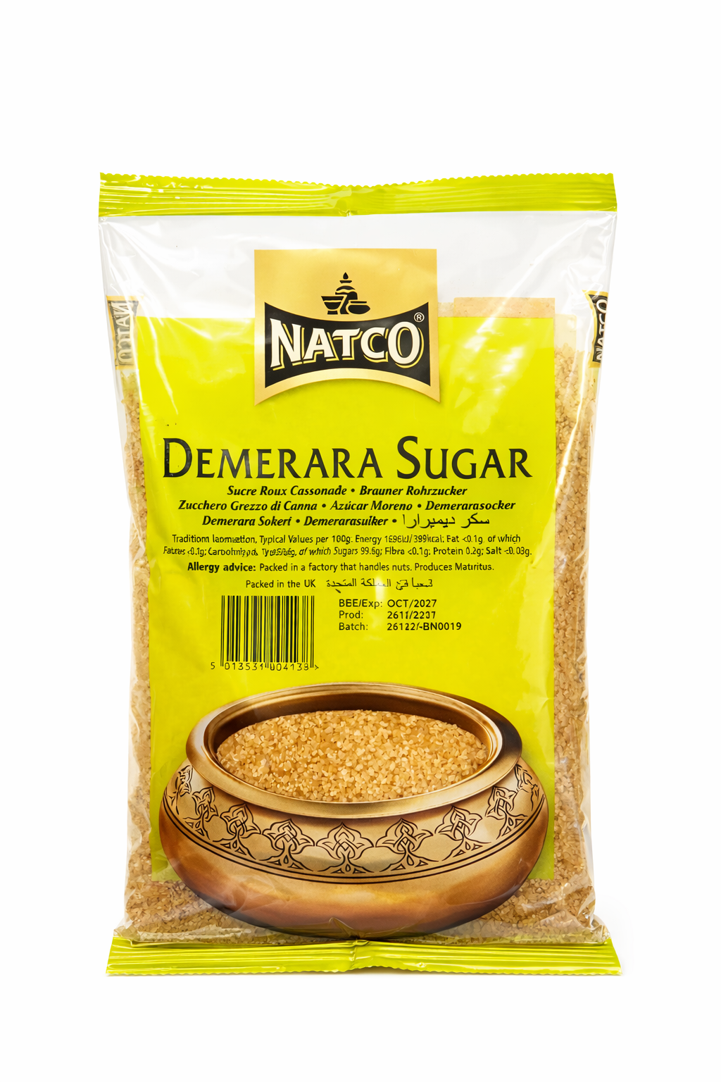 Natco Demerara Sugar 500g Natural Cane Sugar