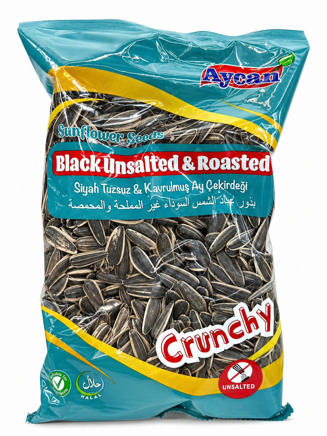 Aycan Black Unsalted Sunflower Seeds 350g Pack