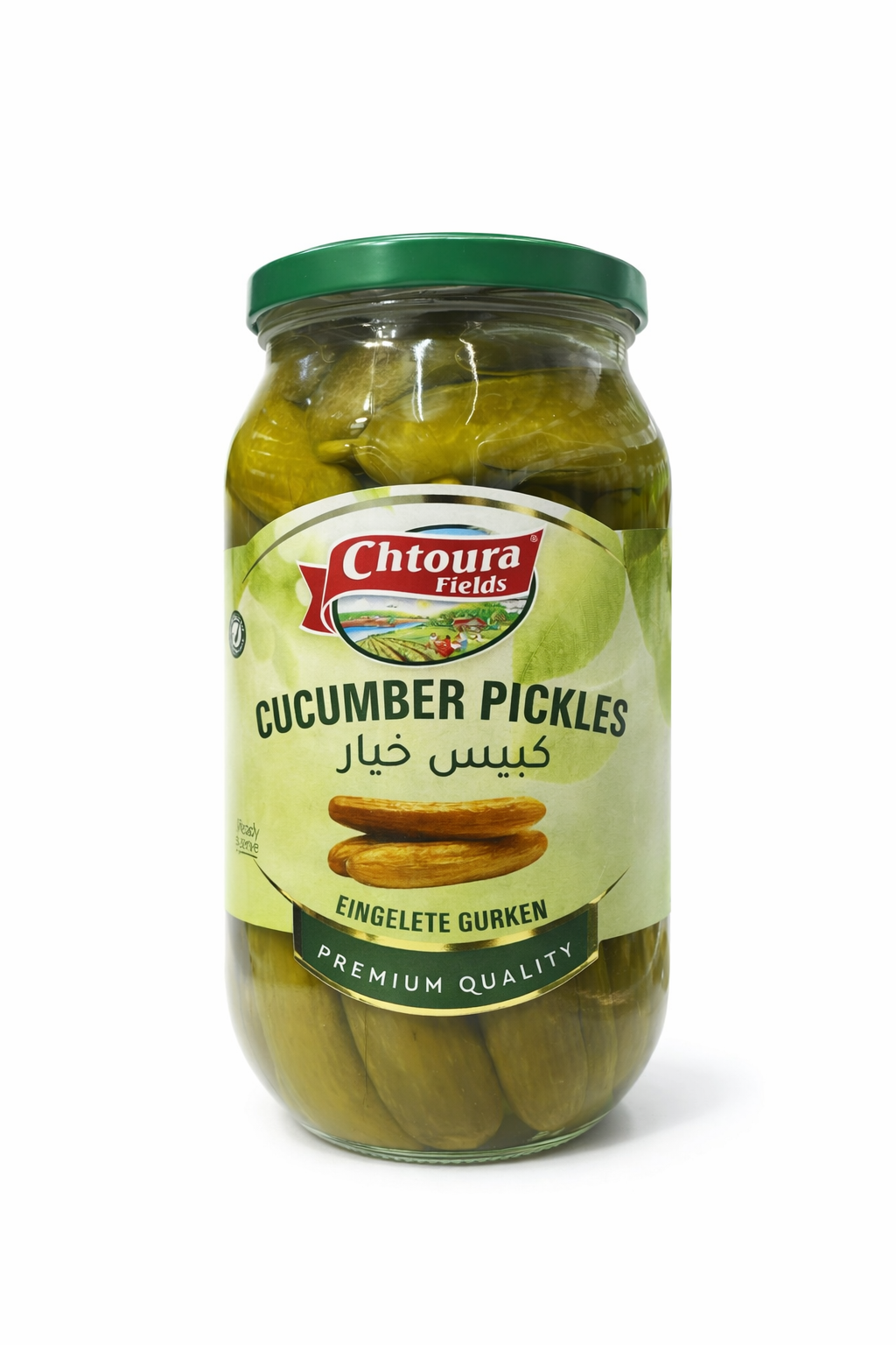 Chtoura Cucumber Pickles 1450g Glass Jar