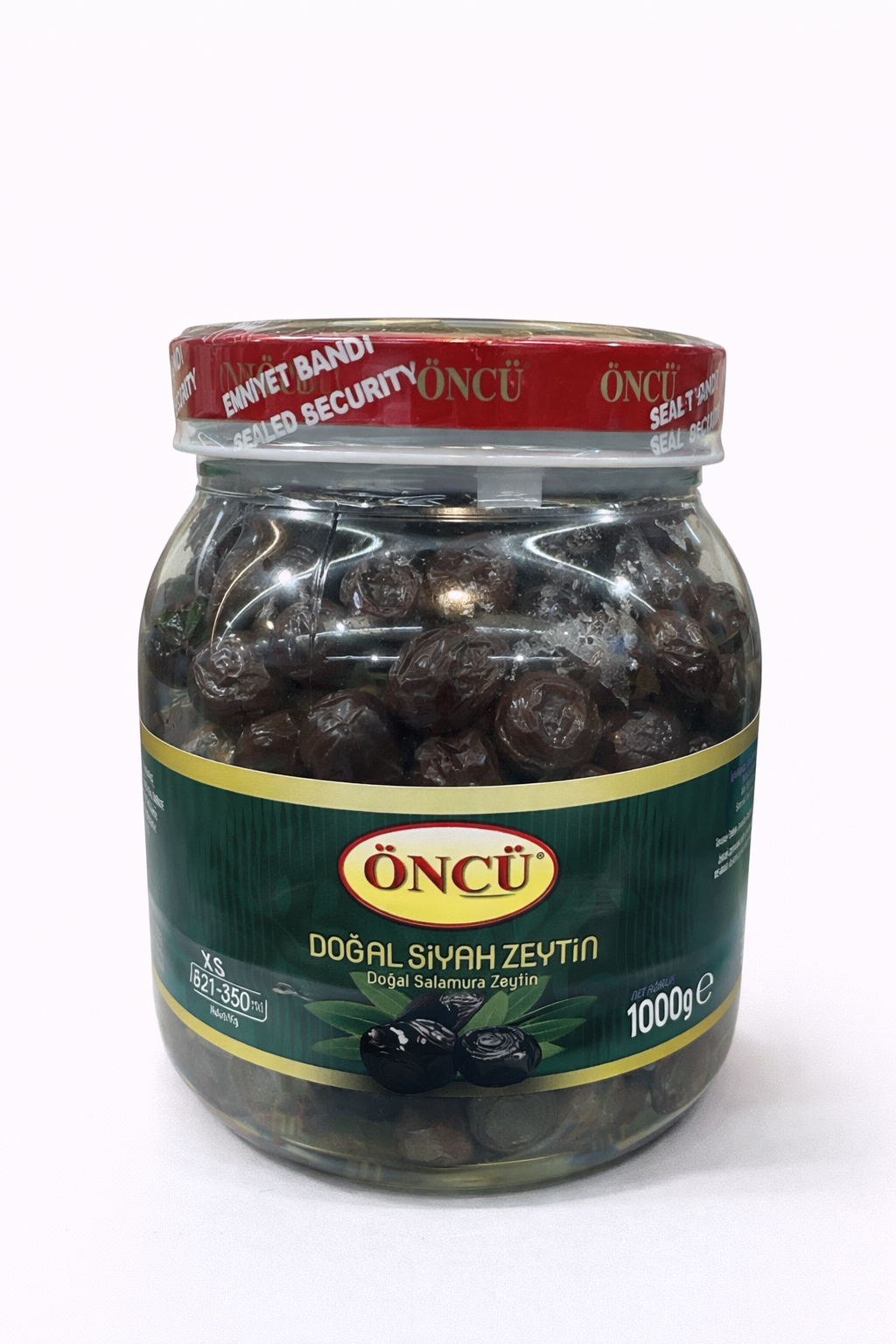 Oncu Dogal Black Olives 1000g Natural Turkish Olives