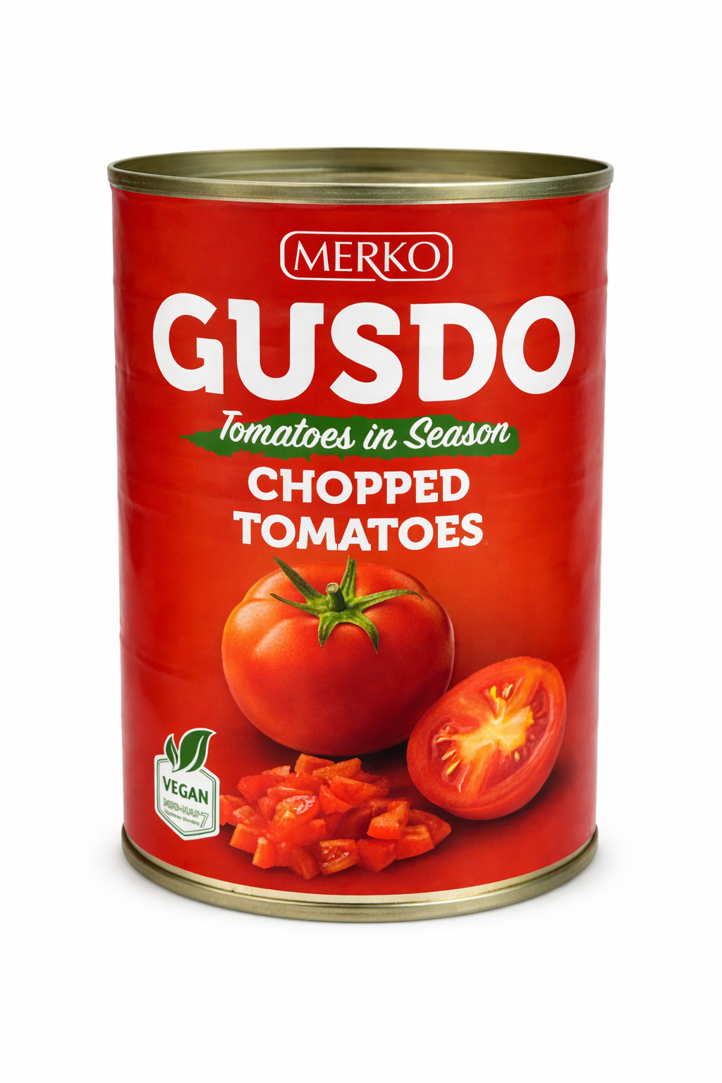Mekro Gusdo Chopped Tomatoes 400g Canned
