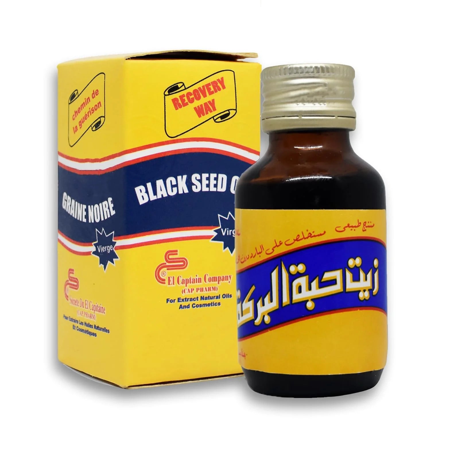 El Captain Black Seed Oil 120ml Cold Pressed Natural