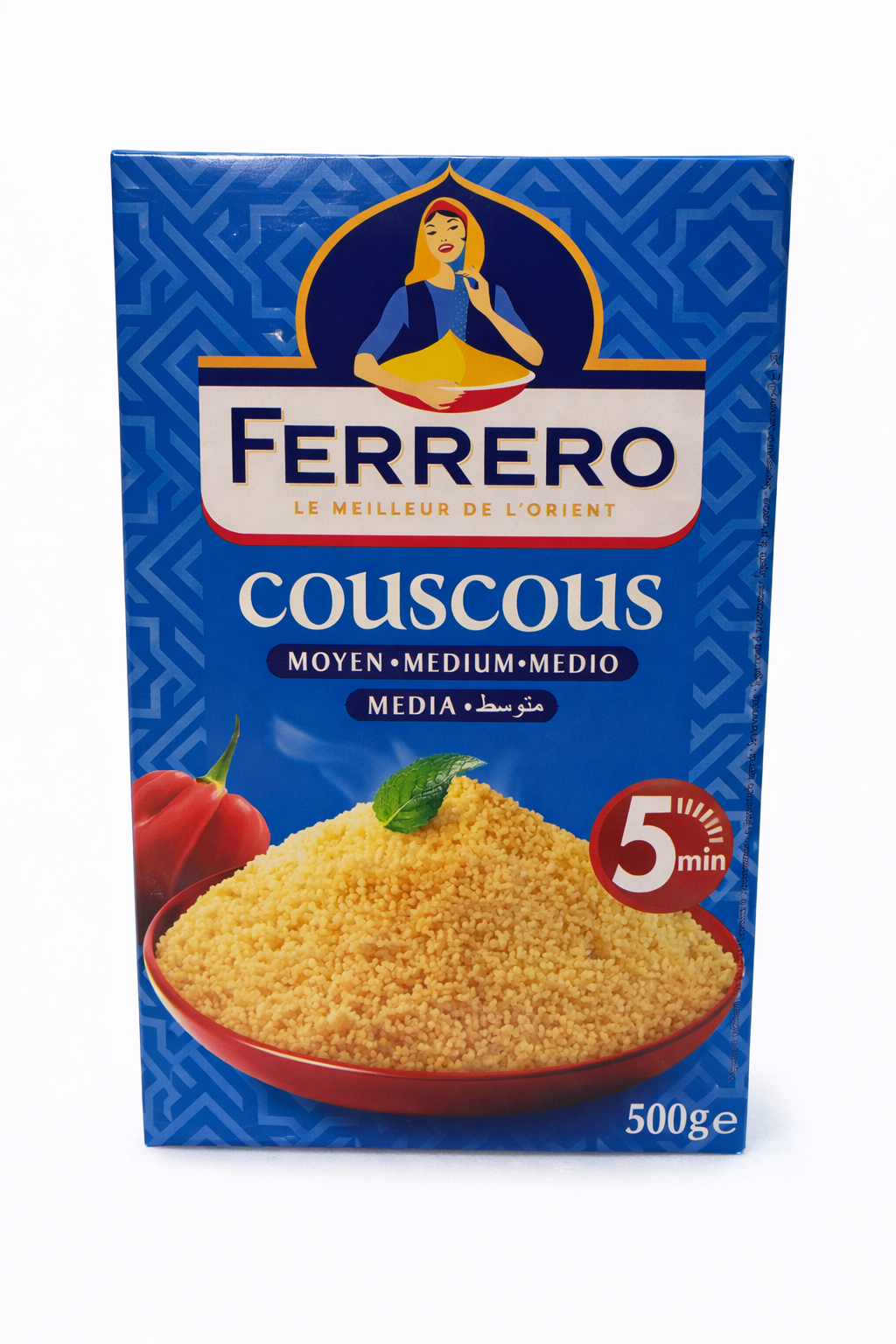 Ferrero COUSCOUS Medium 500g – Premium Durum Wheat