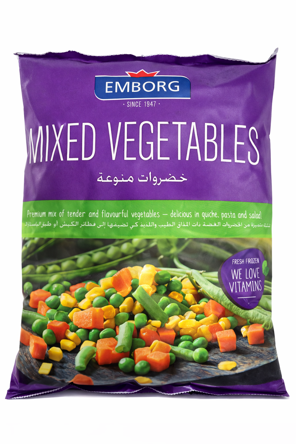 Emborg Mixed Vegetables 450g Frozen Pack
