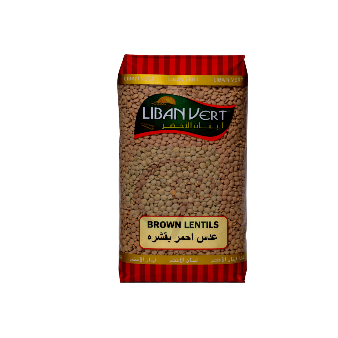Liban Vert Brown Lentils 1kg – Premium Quality Pulses