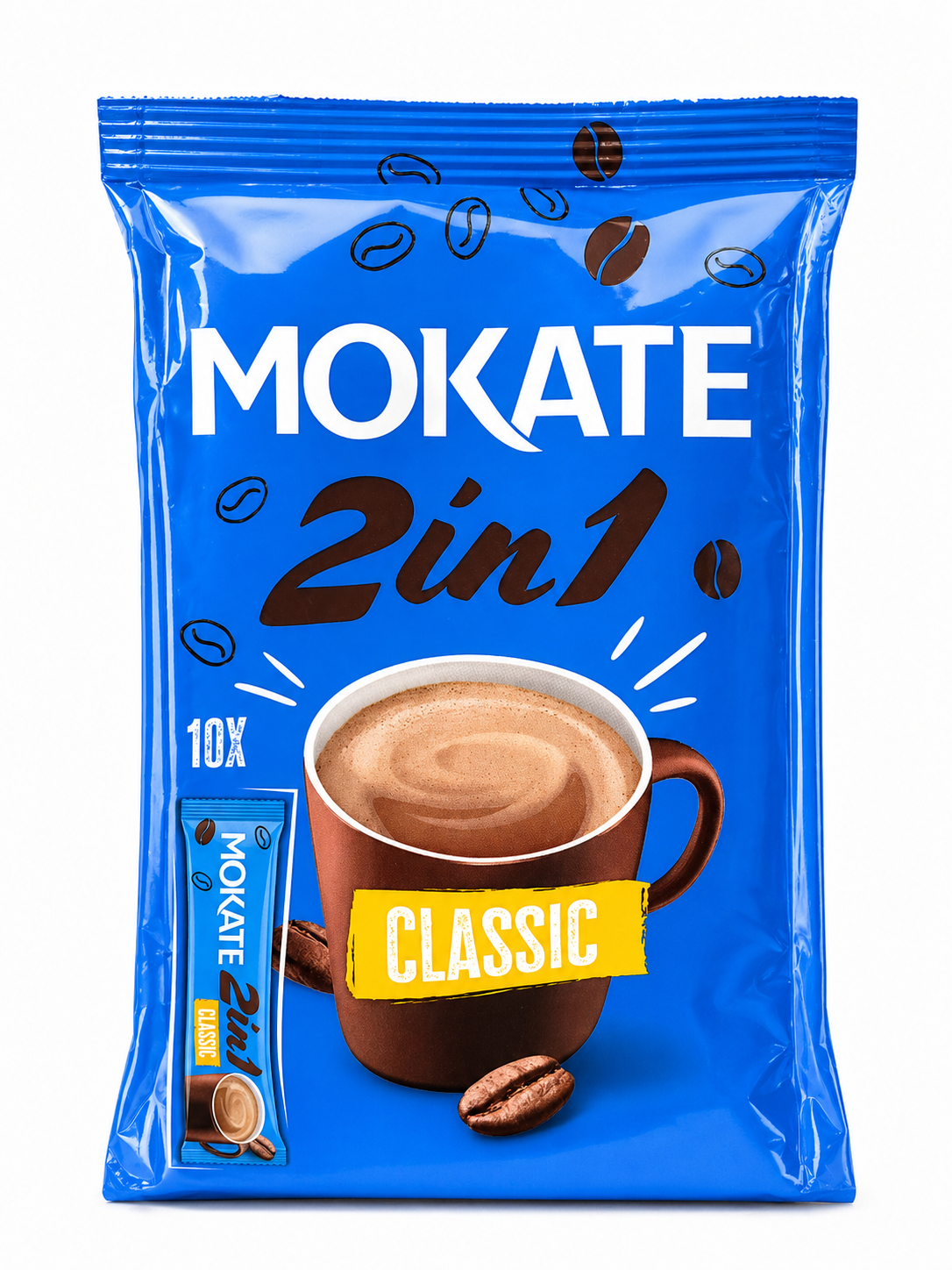 Mokate Coffee Classic 2in1 Instant Drink 10 Sachets