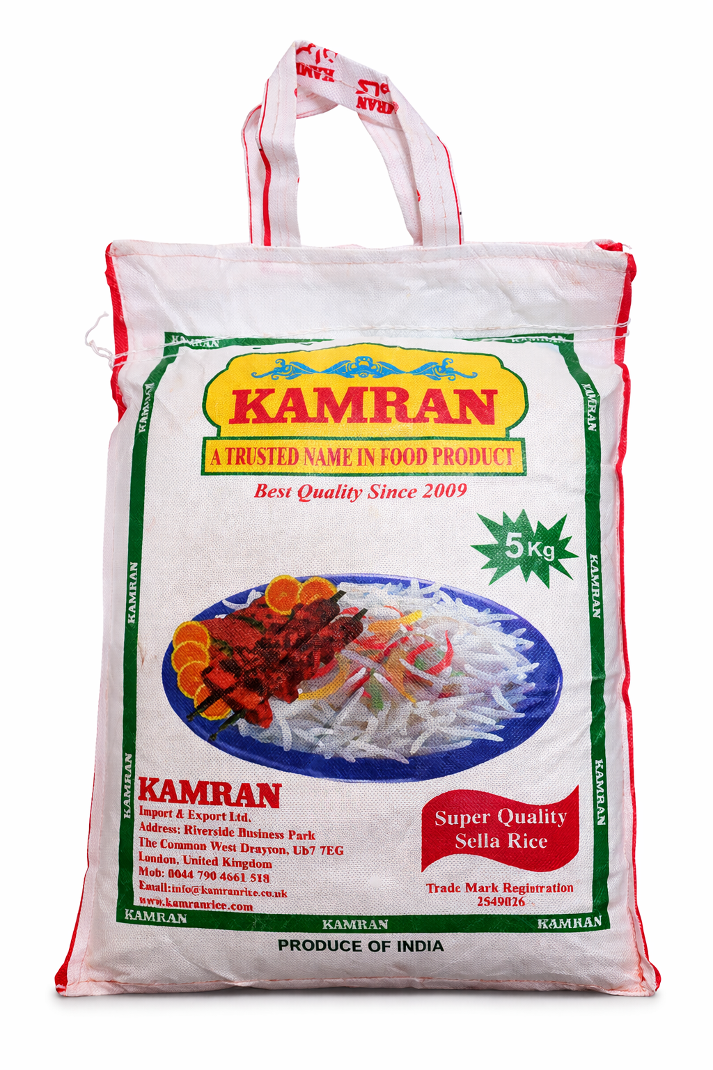 Kamran Super Quality Sella Rice 2kg