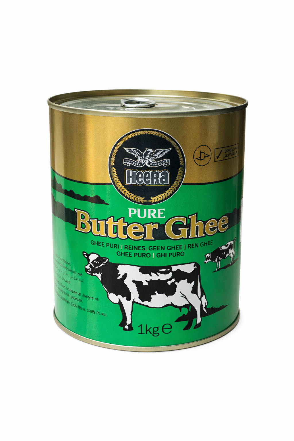 Heera Pure Butter Ghee 1kg – Clarified Butter for Cooking