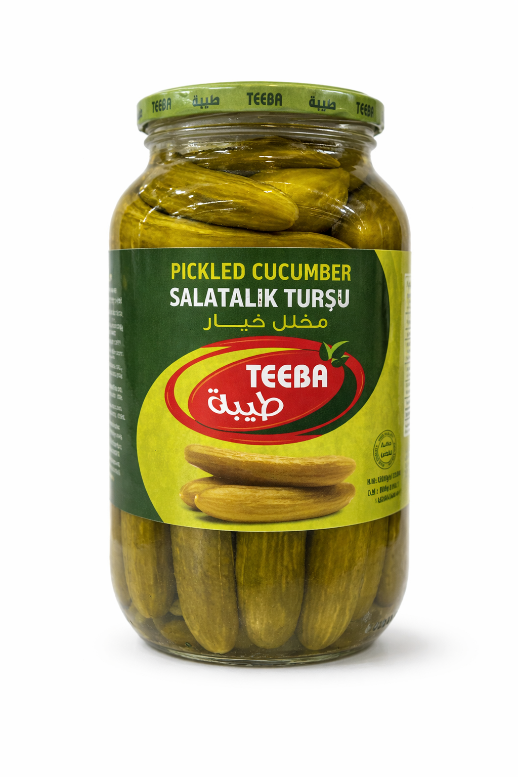 Teeba Pickled Cucumber 1300g Jar