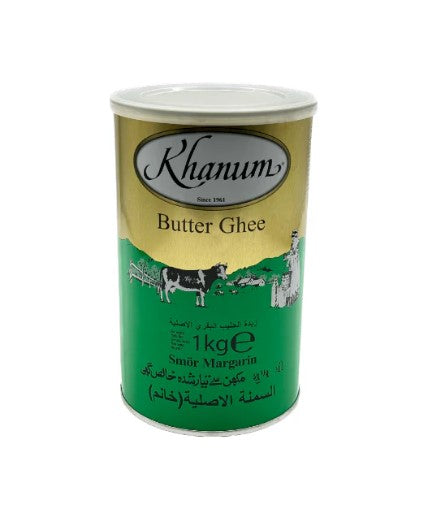 Khanum Butter Ghee 1kg – Pure Clarified Butter
