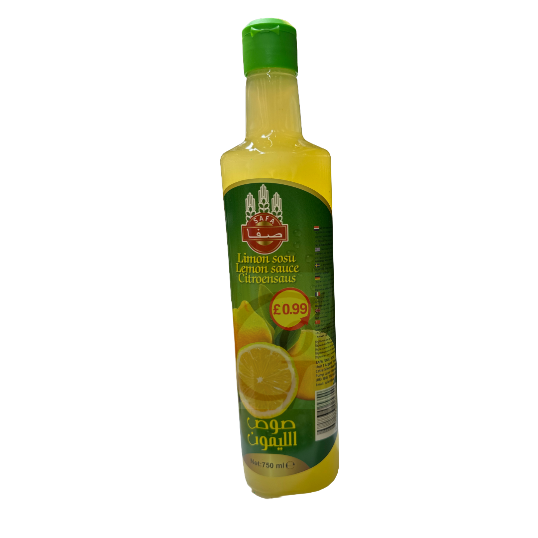Safa Limon Sauce 750ml – Lemon Flavor Cooking Condiment