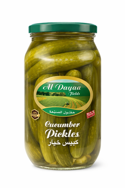 AL DAYAA Cucumber Pickles 1400g Glass Jar