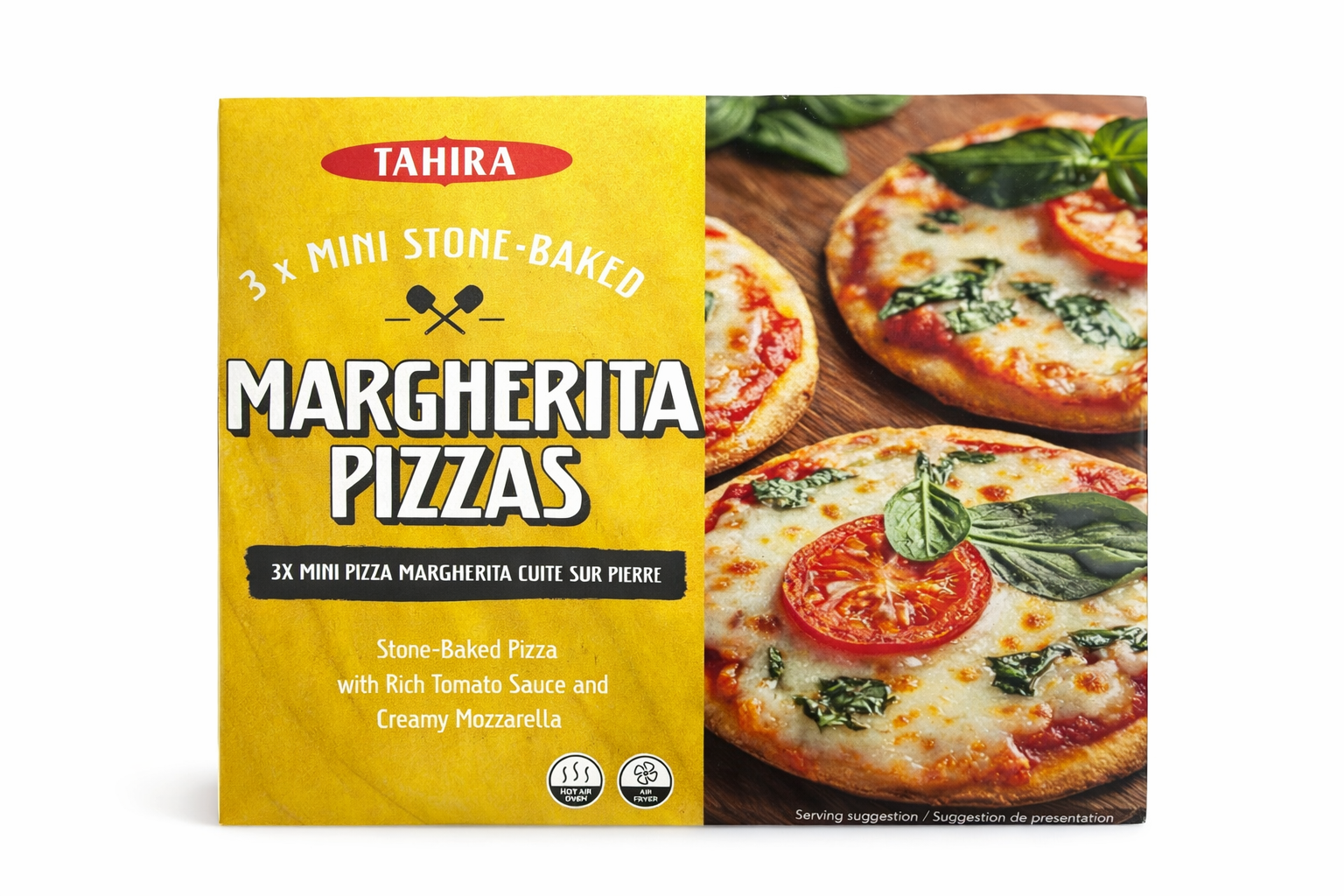 Tahira Margherita Pizzas 540g Frozen Italian Pizza