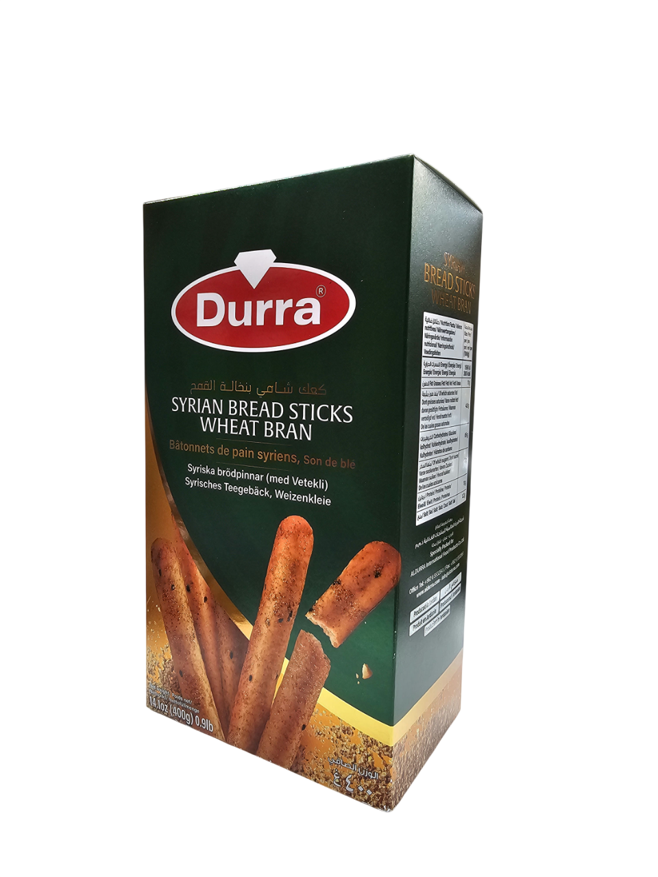 Durra Syrian Bread Sticks Wheat Bran 400g