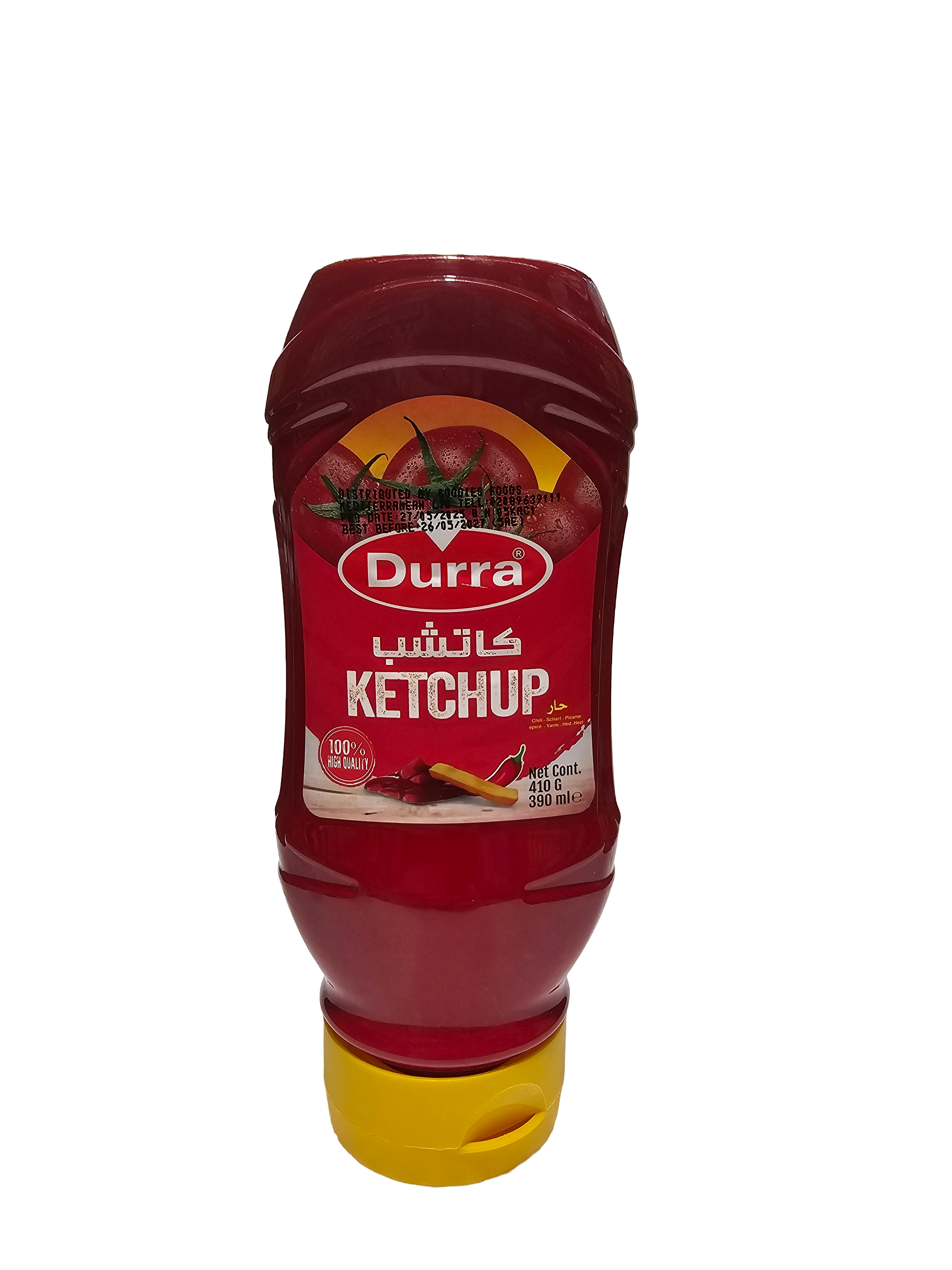 Durra Ketchup 13.9oz (410g) – Tomato Sauce Bottle
