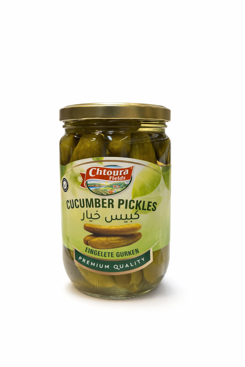 Chtoura Pickled Cucumbers 500g Jar
