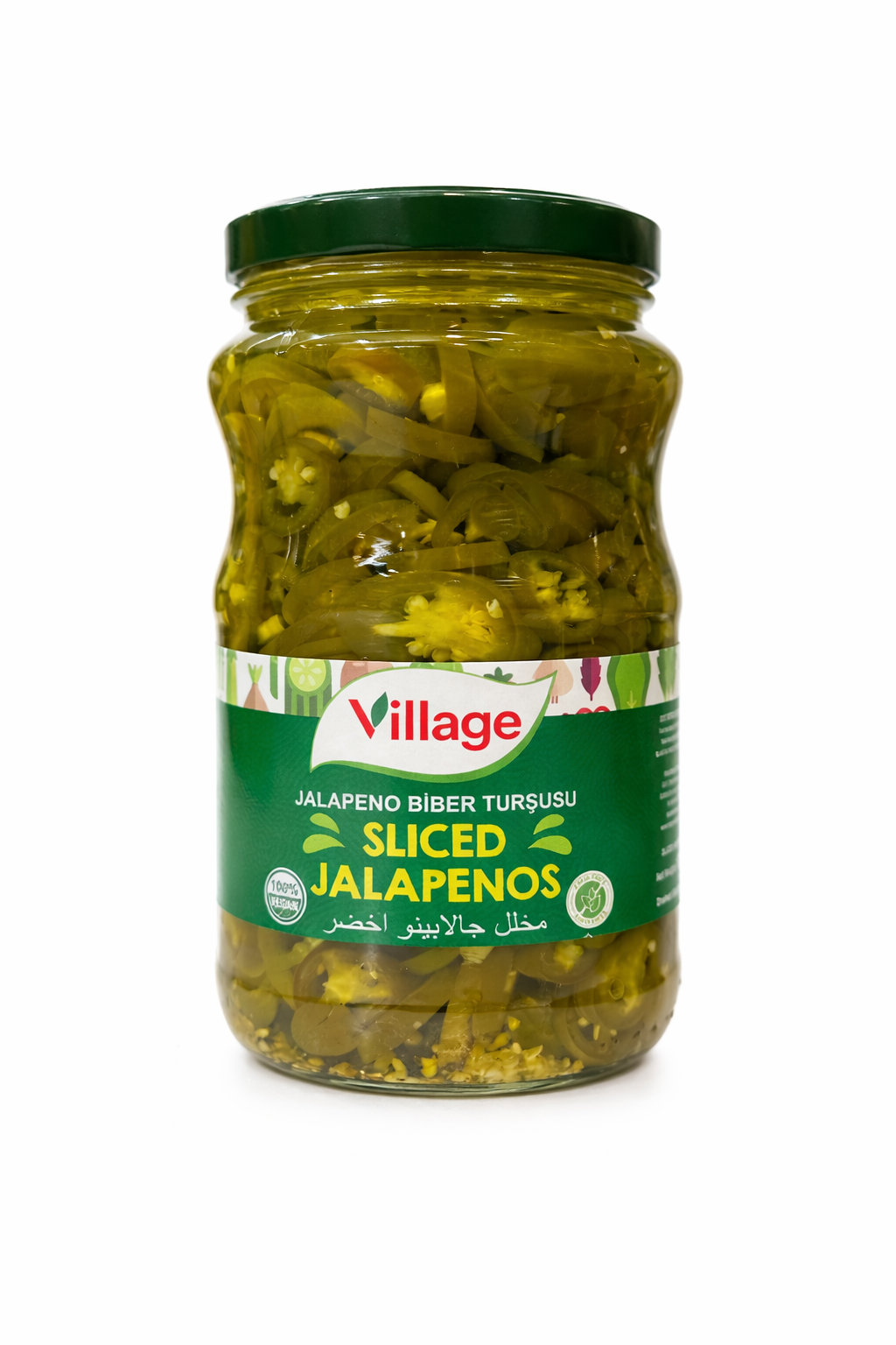 Village Sliced Jalapeños 1700g – Spicy Pickled Peppers